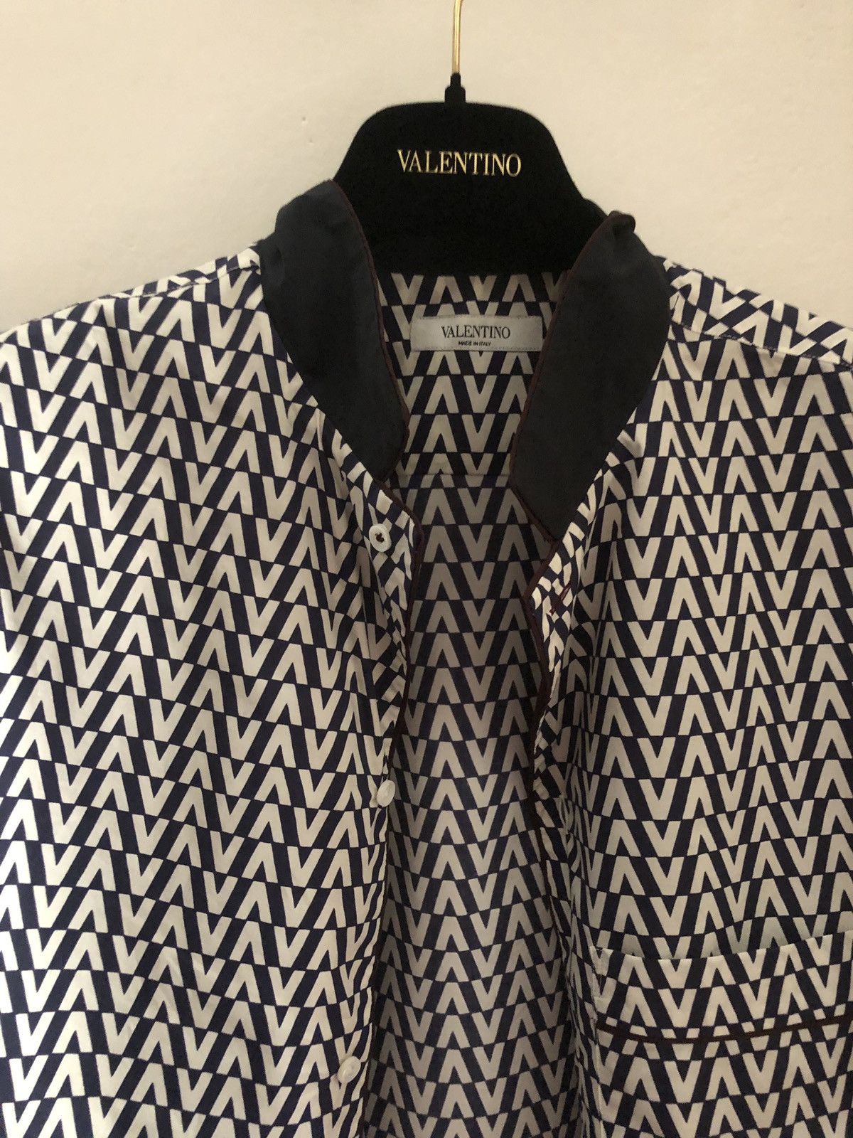 Valentino Valentino SS19 Runway Optical SS Shirt Size US S / EU 44-46 / 1 - 14 Thumbnail