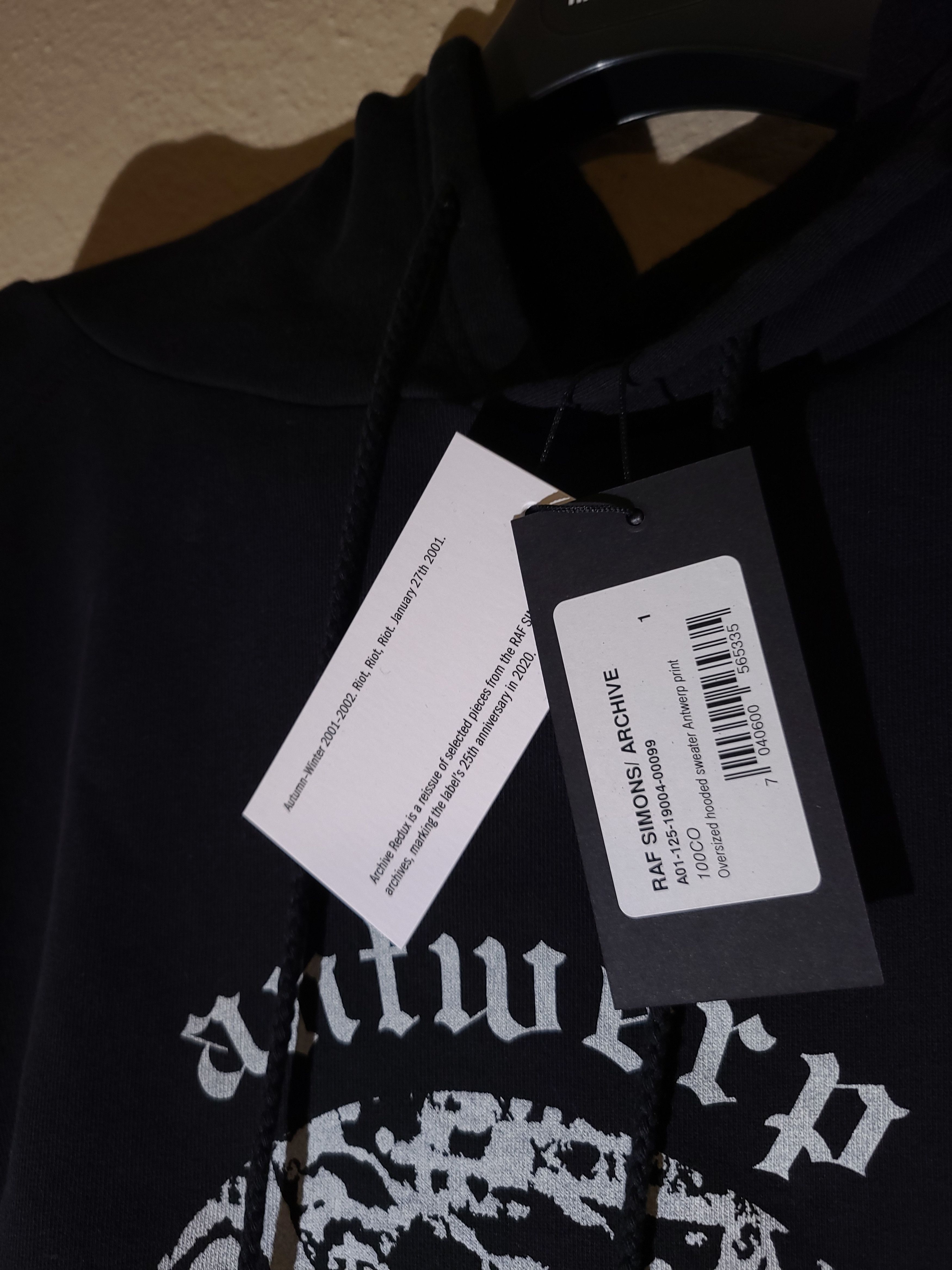 Raf Simons Raf Simons Antwerp Hoodie Redux Size US S / EU 44-46 / 1 - 5 Thumbnail