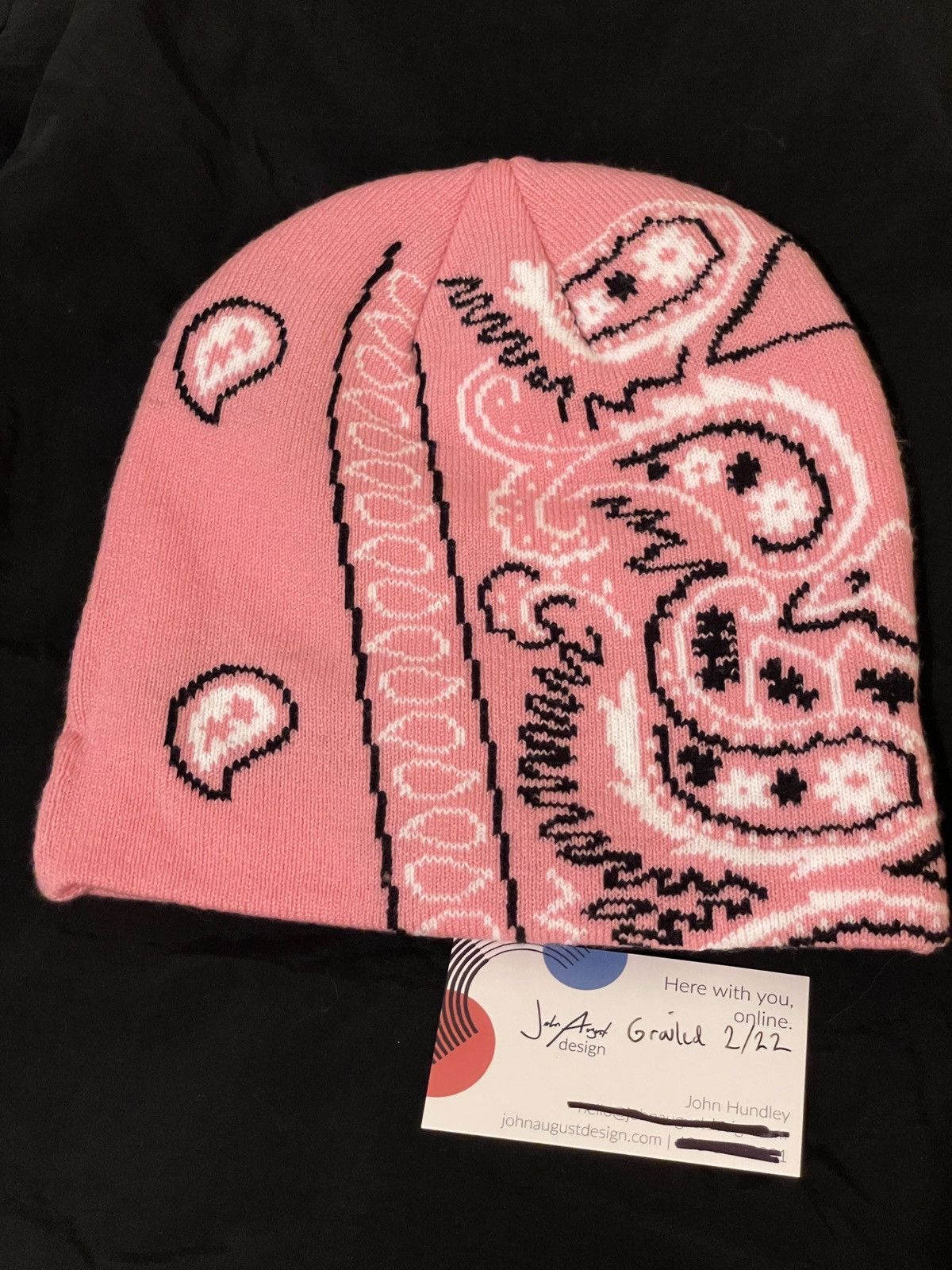 Union La Lisa Le Strange Paisley Beanie | Grailed