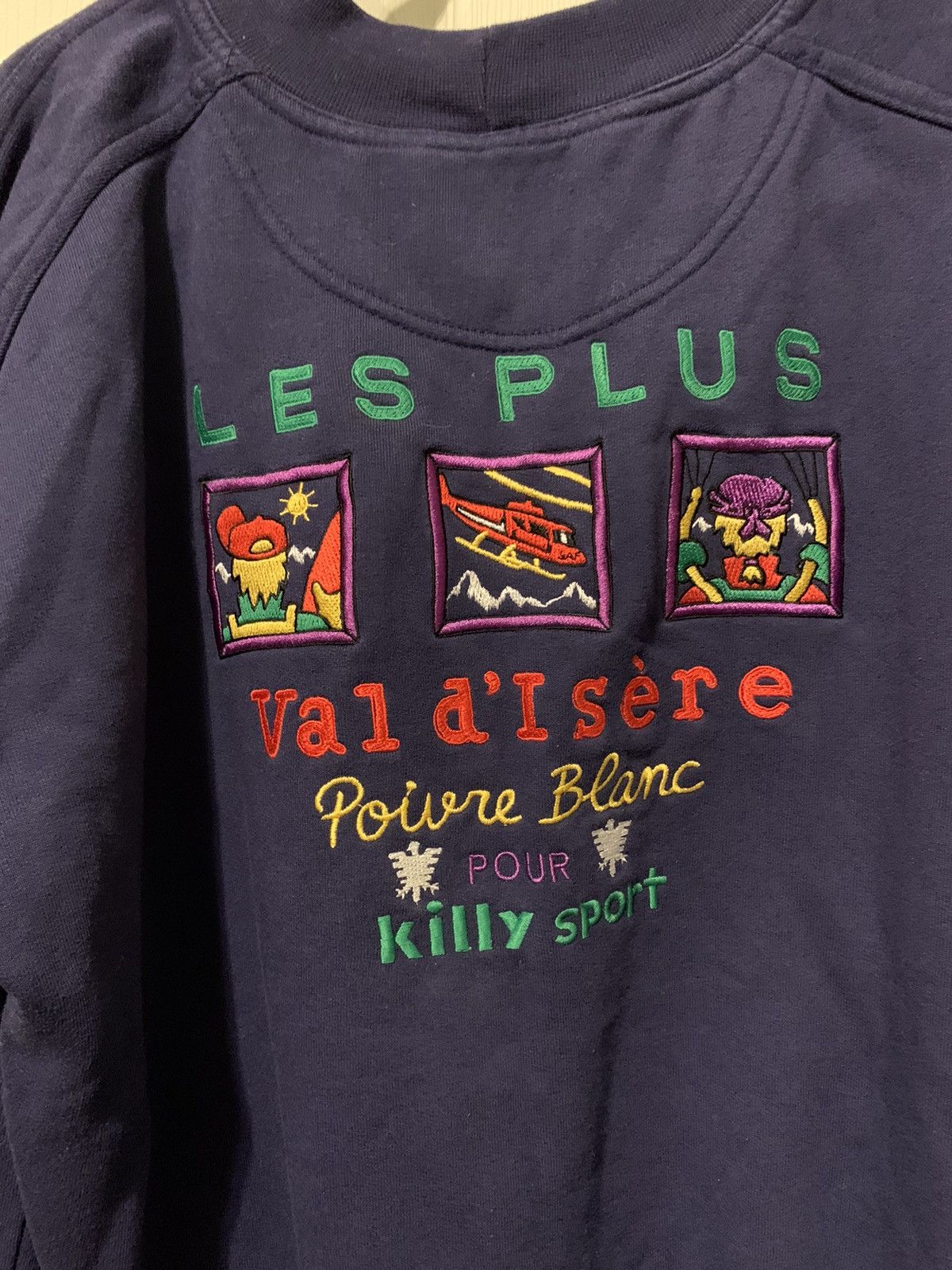 Vintage Poivre Blanc Val d'isere ski resort Sweatshirt