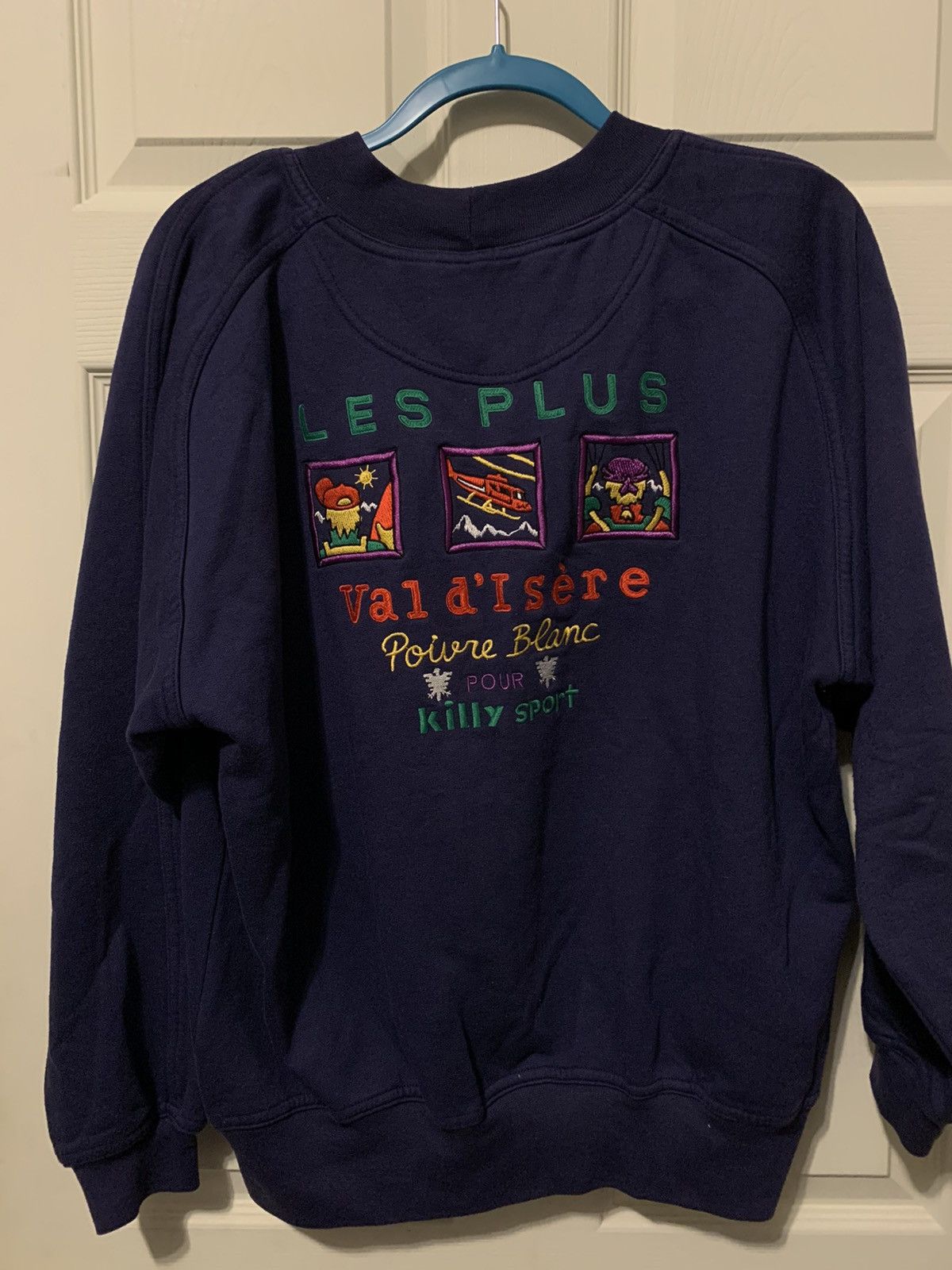 Vintage Poivre Blanc Val d'isere ski resort Sweatshirt