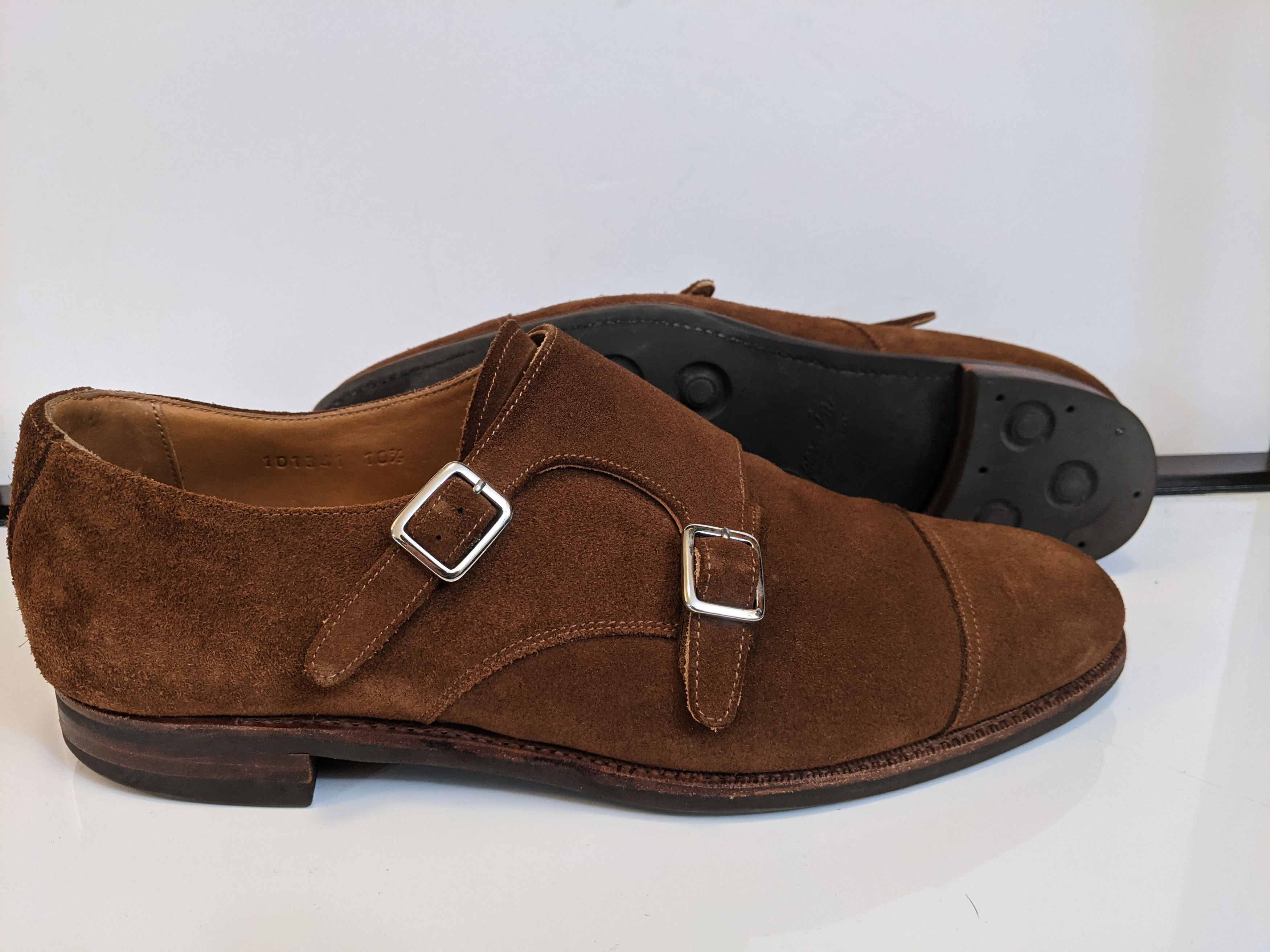 Meermin Brown Suede Double Monks | Grailed