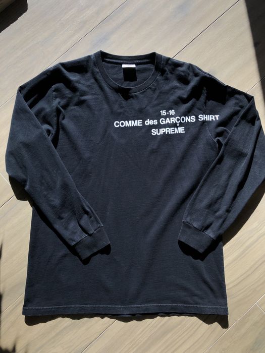 Supreme Supreme X CDG Long sleeve Grailed