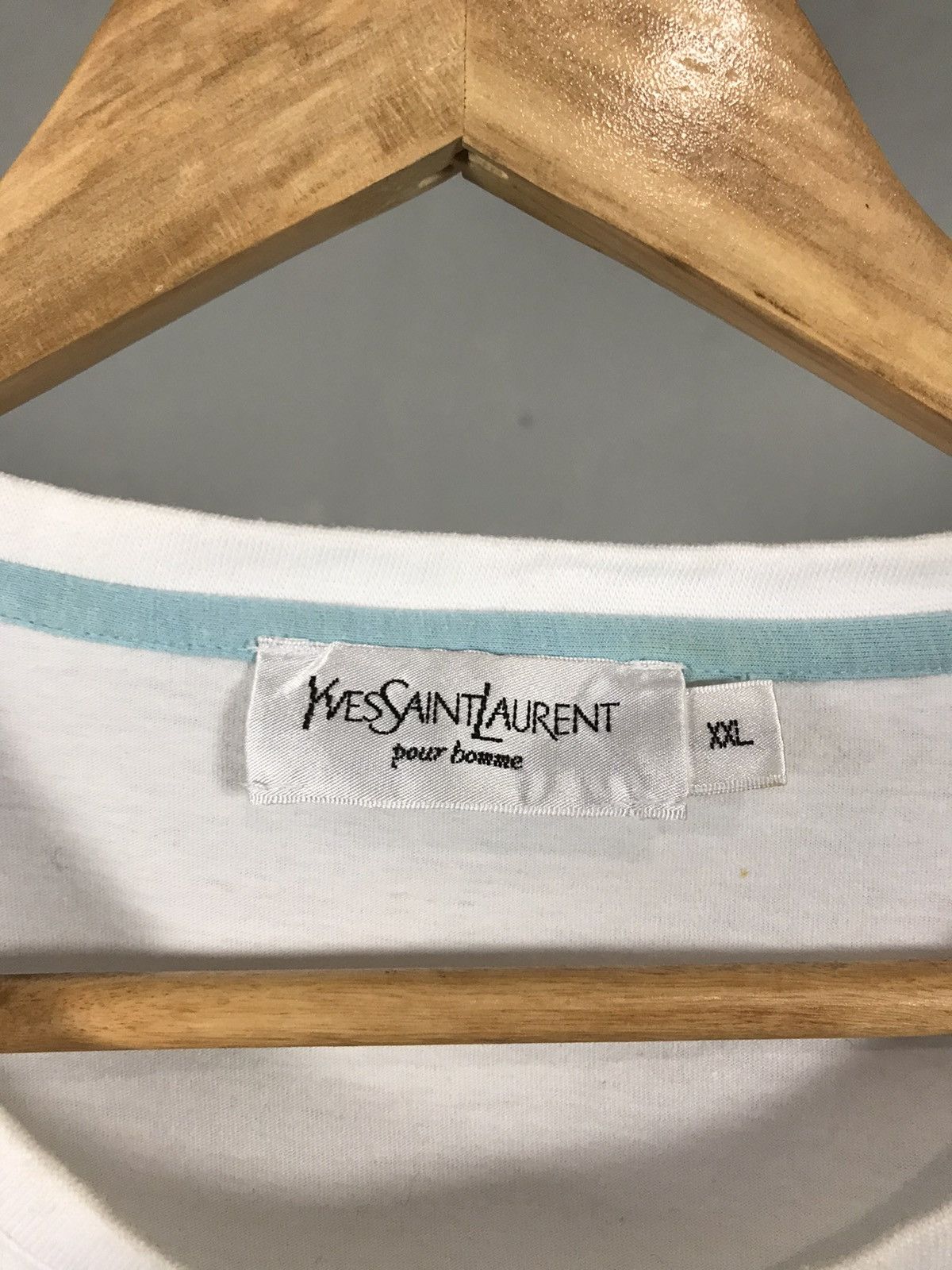 Vintage YSL Yves Saint Laurent luxury vintage tee Size US XXL / EU 58 / 5 - 4 Thumbnail