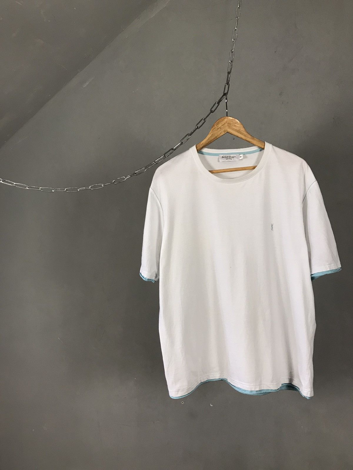 Vintage YSL Yves Saint Laurent luxury vintage tee Size US XXL / EU 58 / 5 - 1 Thumbnail