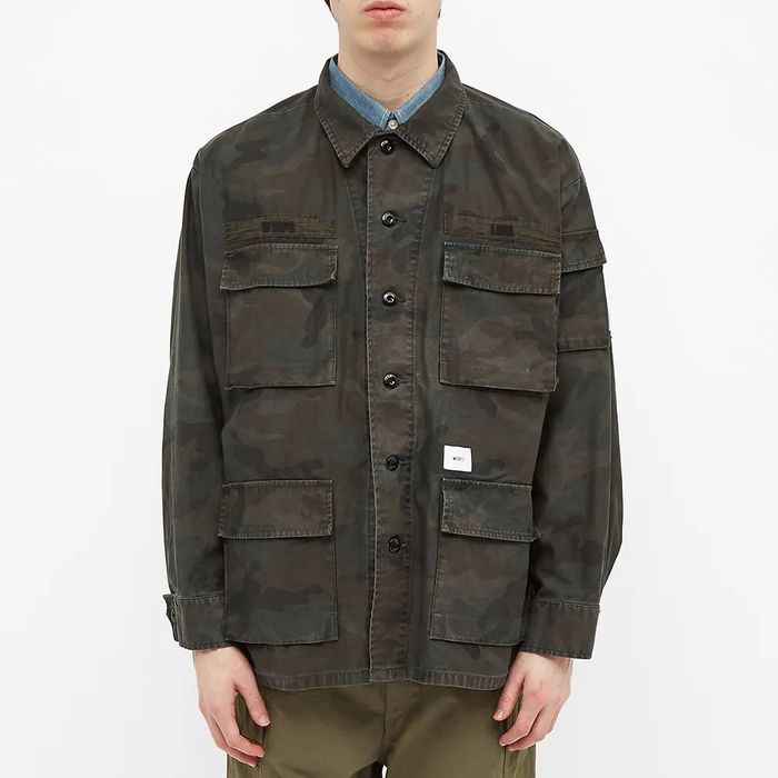 Wtaps JUNGLE LS 02 / SHIRT. COTTON. SATIN. CAMO 20SS | Grailed