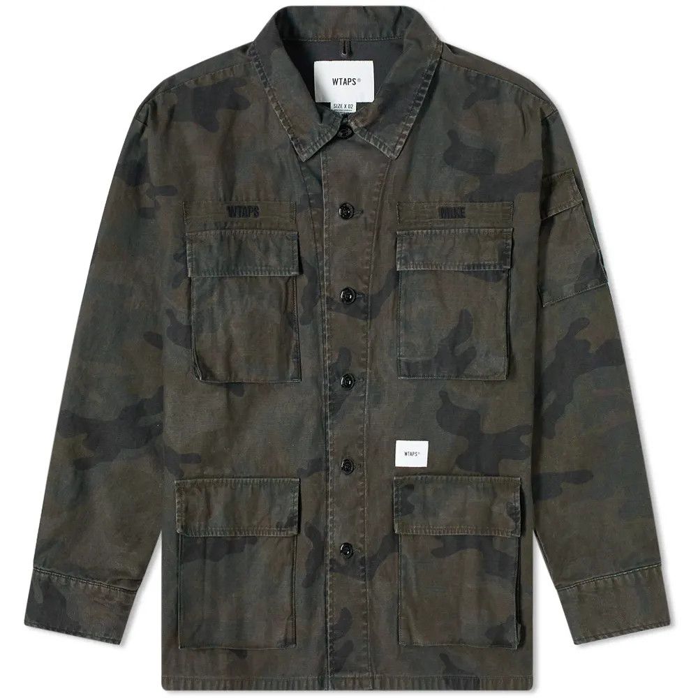 Wtaps JUNGLE LS 02 / SHIRT. COTTON. SATIN. CAMO 20SS | Grailed