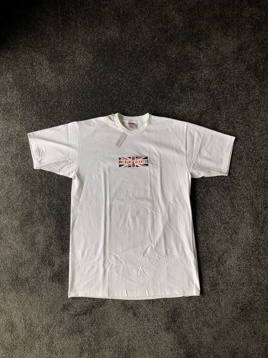 Supreme union jack box best sale logo tee