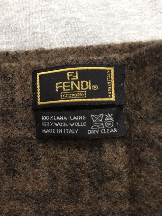 Fendi Vintage Fendi Monogram scarf muffler | Grailed