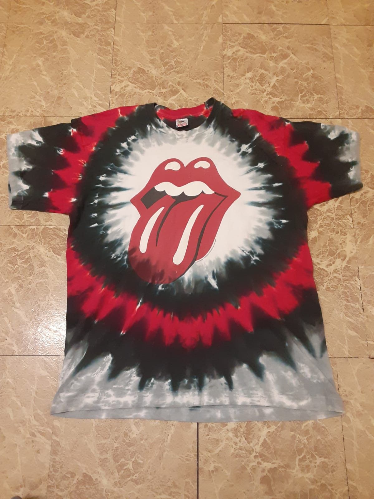 Fruit Of The Loom Vintage 1994 The Rolling Stones Tie Dye T-Shirt Size XL Size US XL / EU 56 / 4 - 1 Thumbnail