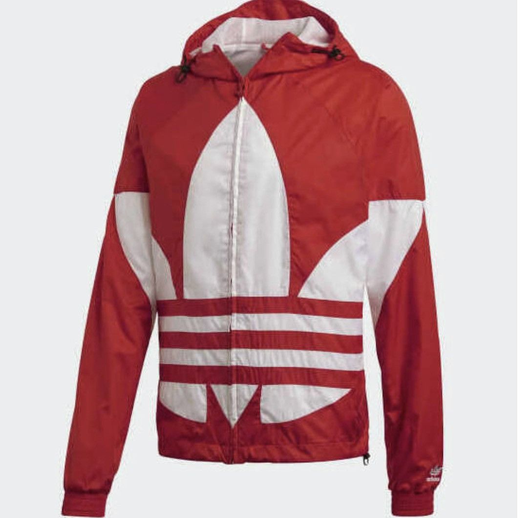 Adidas ADIDAS BIG TREFOIL WINDBREAKER JACKET Grailed