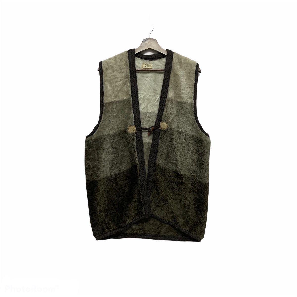 Japanese Brand Unbranded Sherpa Fleece Sleeveless Vest Made In Japan Size US M / EU 48-50 / 2 - 1 Thumbnail