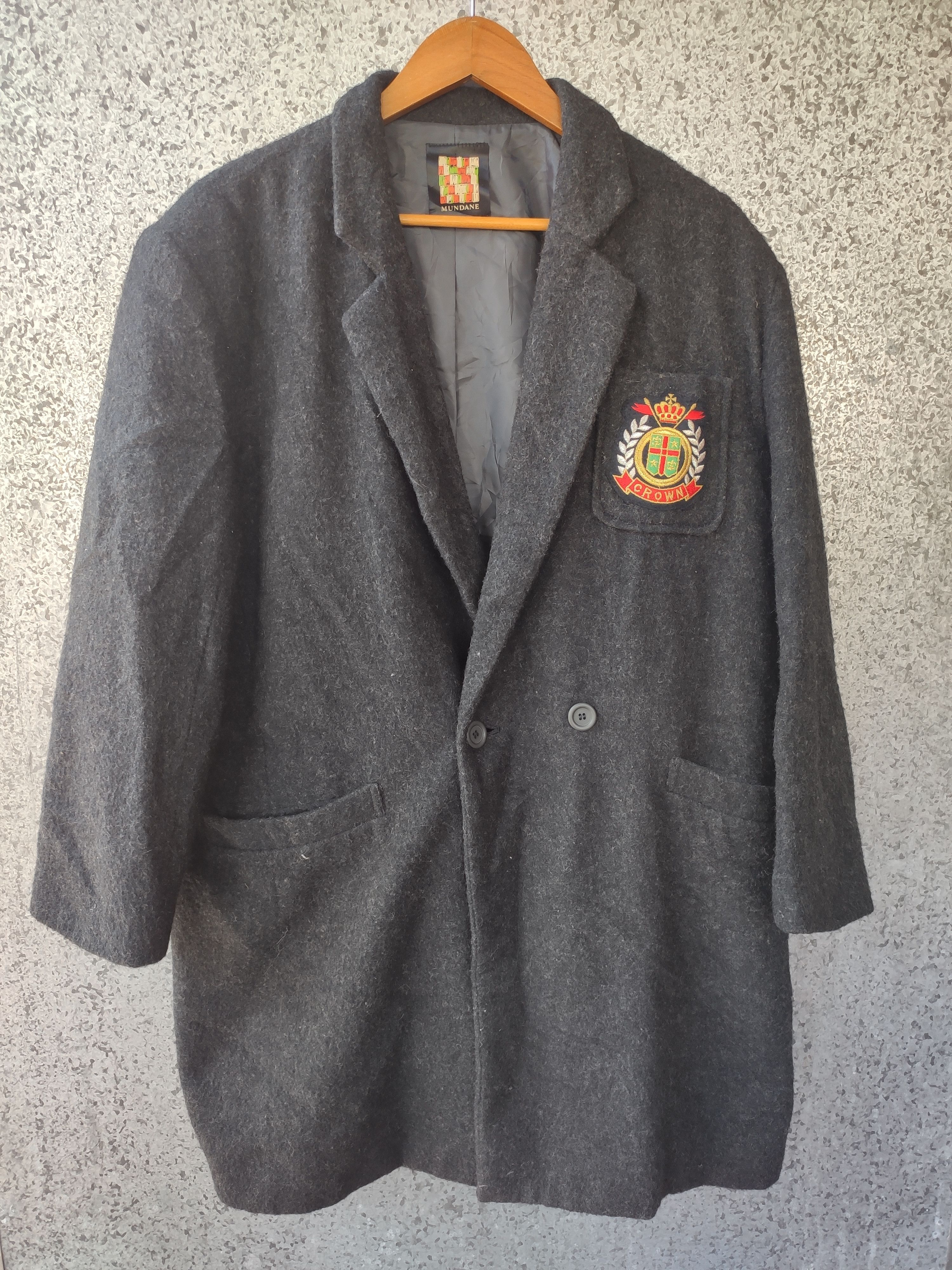 Japanese Brand Mundane jacket wool Size US M / EU 48-50 / 2 - 1 Thumbnail
