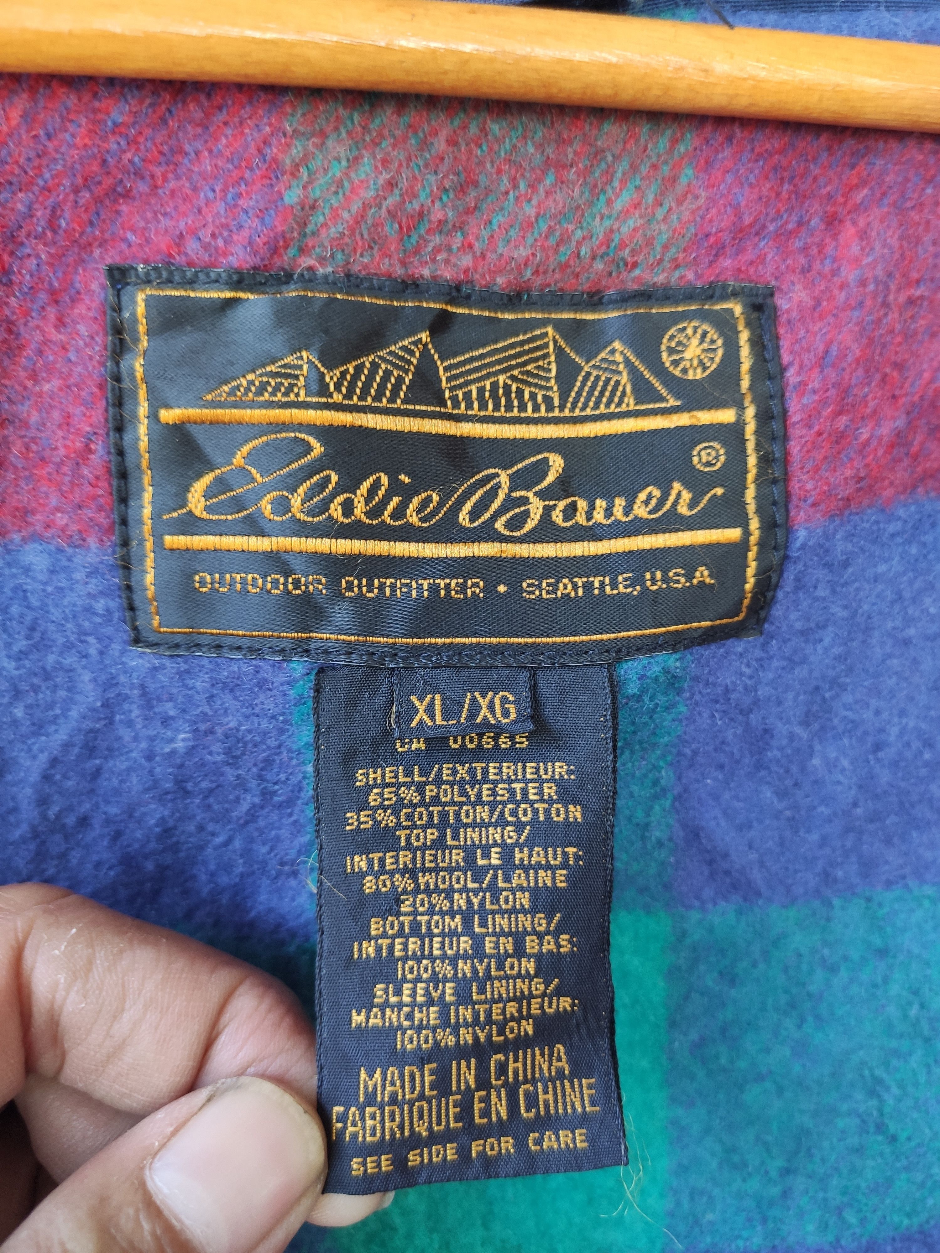Eddie Bauer Vintage 90s Vintage Eddie Bauer jacket Size US L / EU 52-54 / 3 - 6 Thumbnail
