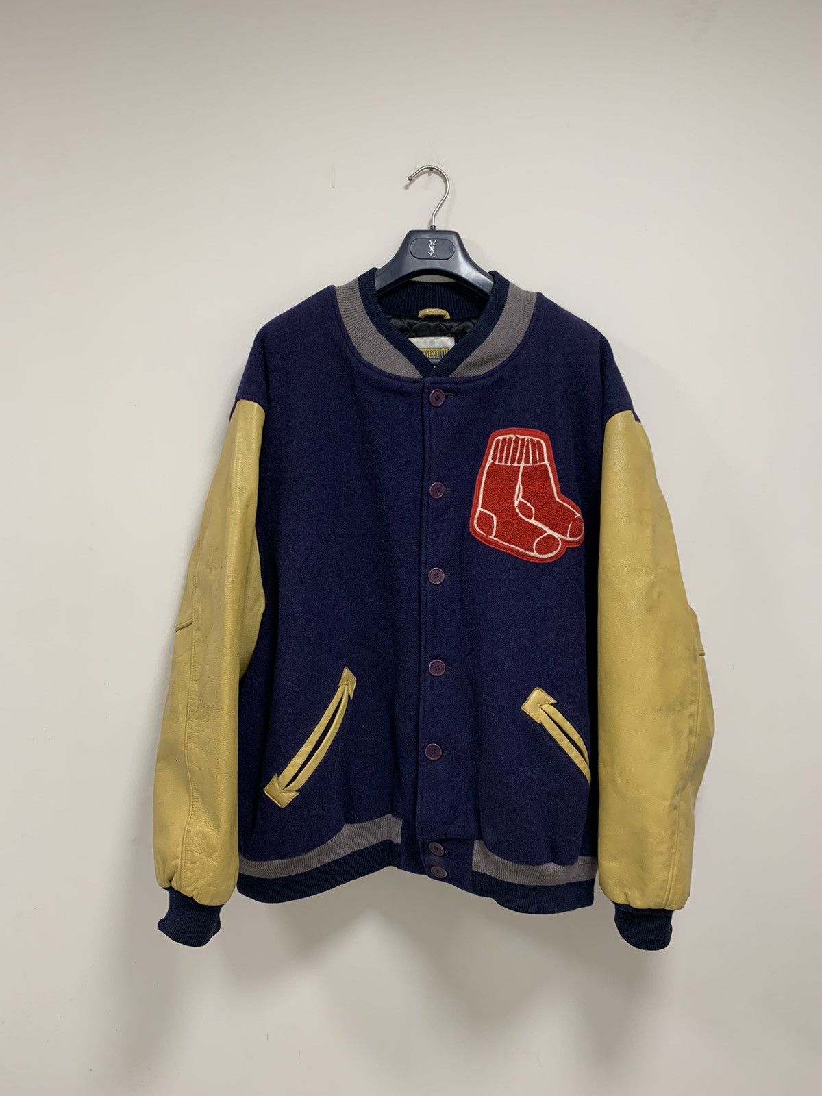 1941 Authentic Wool Jacket Boston Red Sox Mitchell & Ness Nostalgia Co.