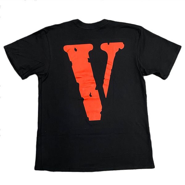 Vlone red staple discount tee