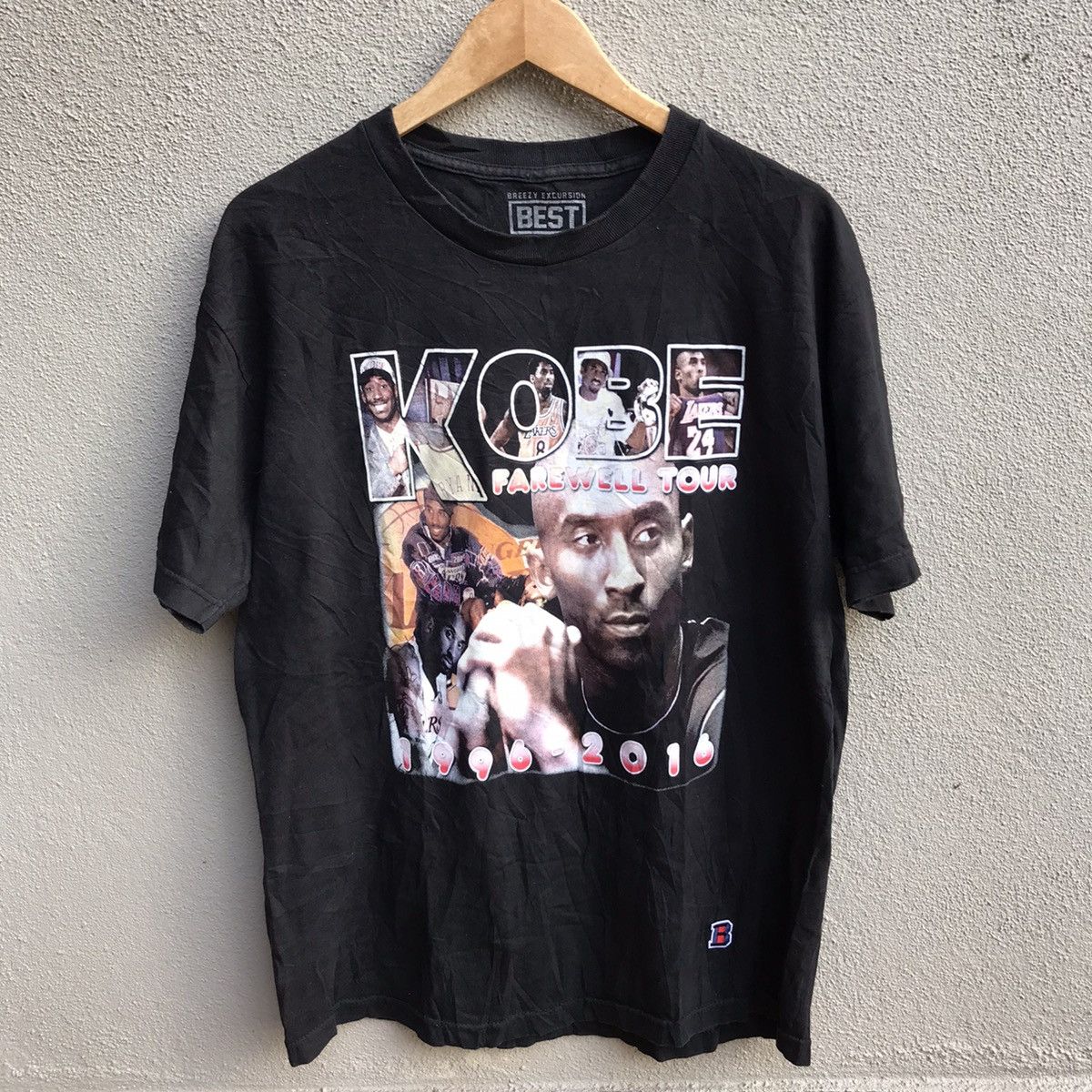 NBA KOBE BRYANT farewell tour tee lakers Size US L / EU 52-54 / 3 - 2 Thumbnail