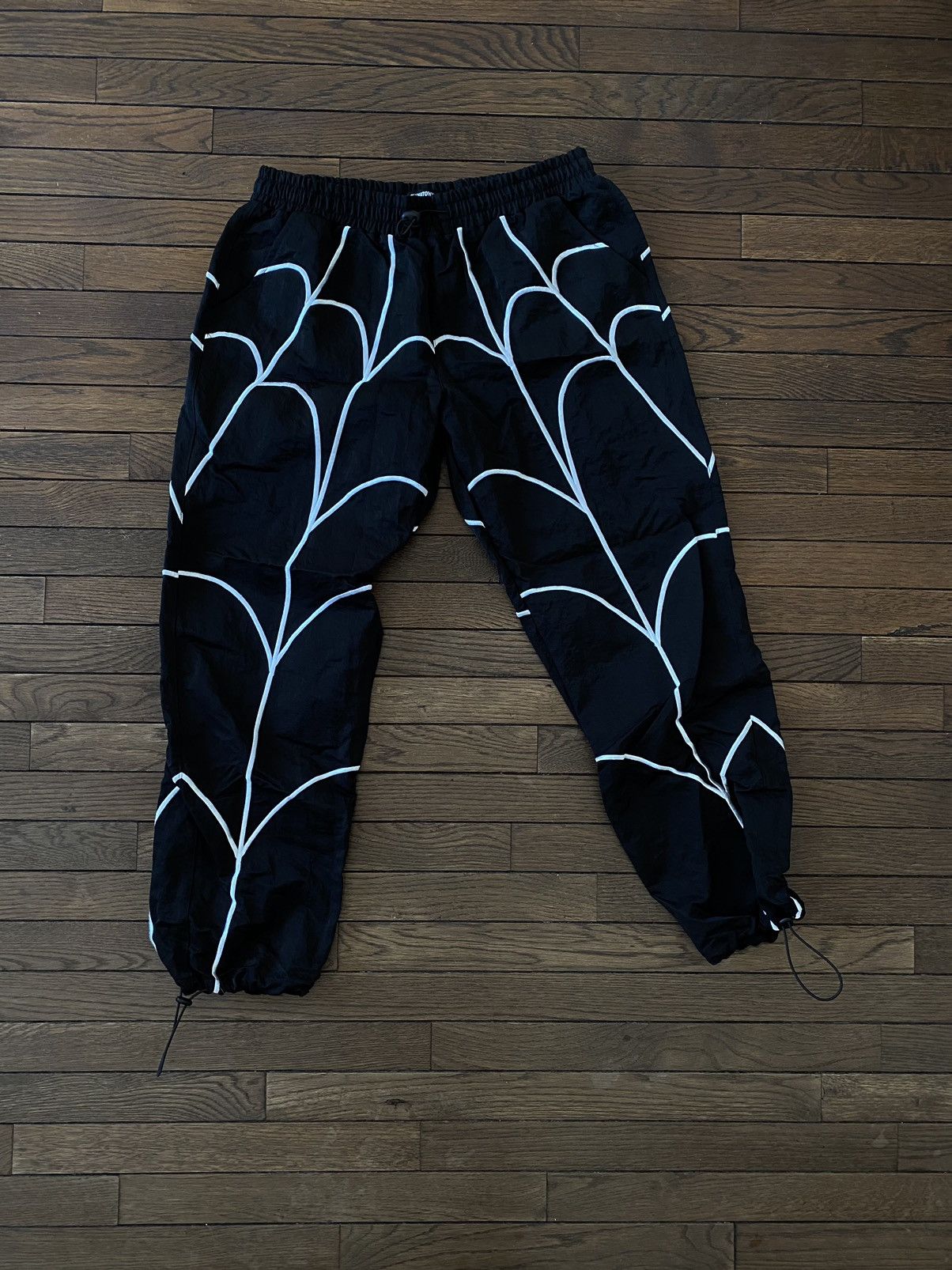 Market Rare Chinatown Market 3M Spider Web Logo Joggers
