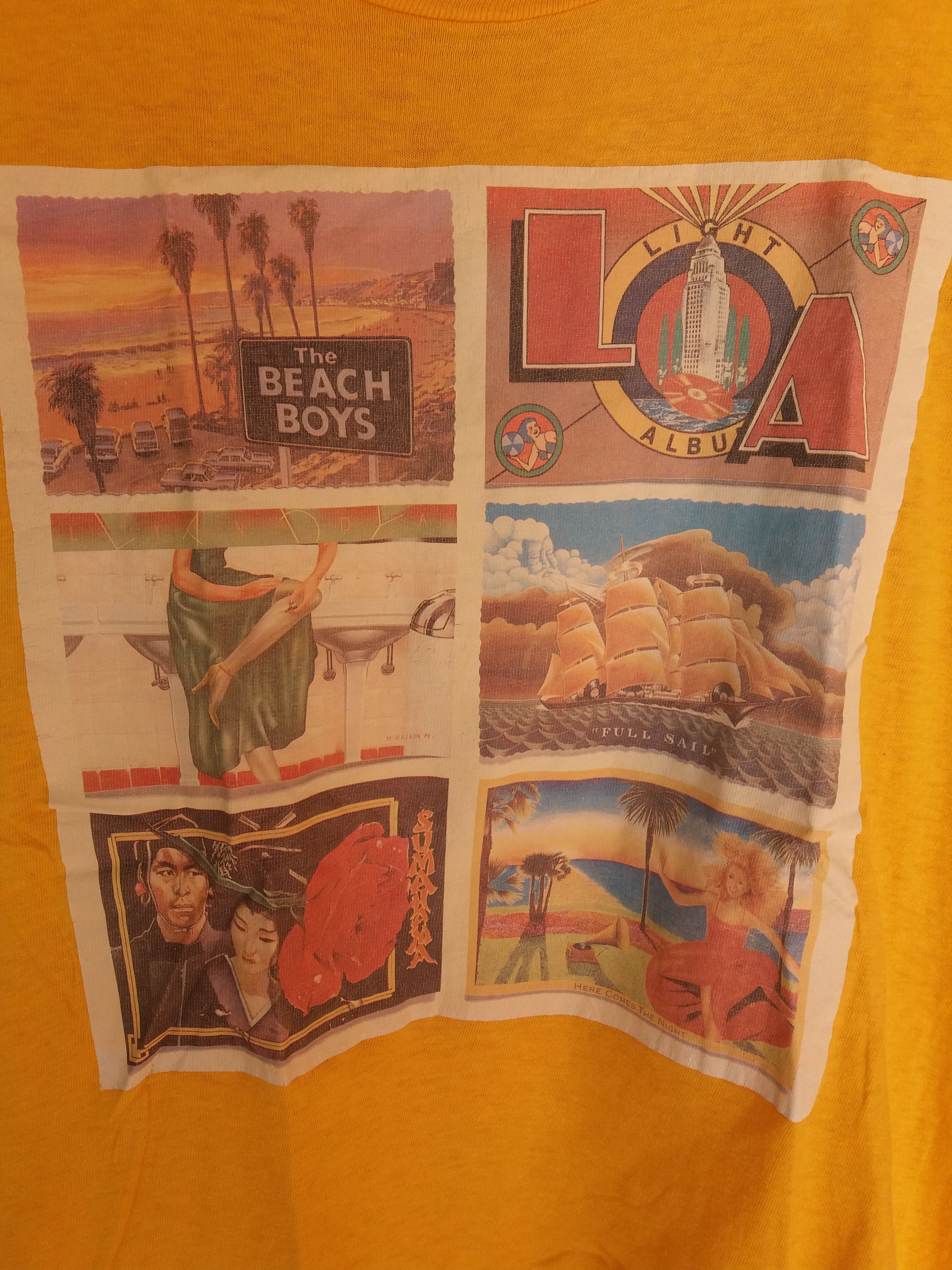 Band Tees Vintage 70s the beach boys band tee iron on print Size US M / EU 48-50 / 2 - 5 Thumbnail