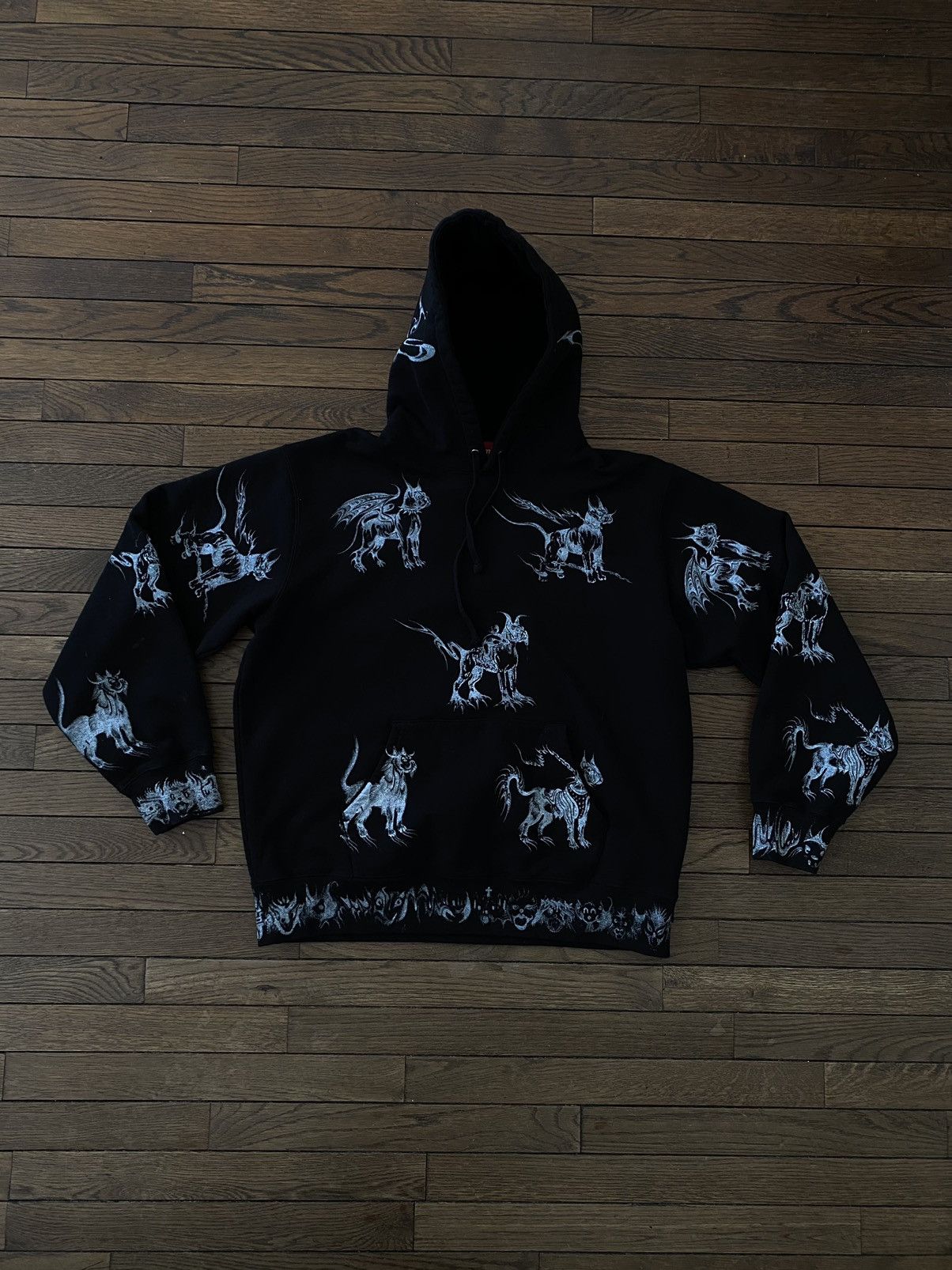 Supreme Brand New / Never Worn Supreme Animals Hoodie Black SS20