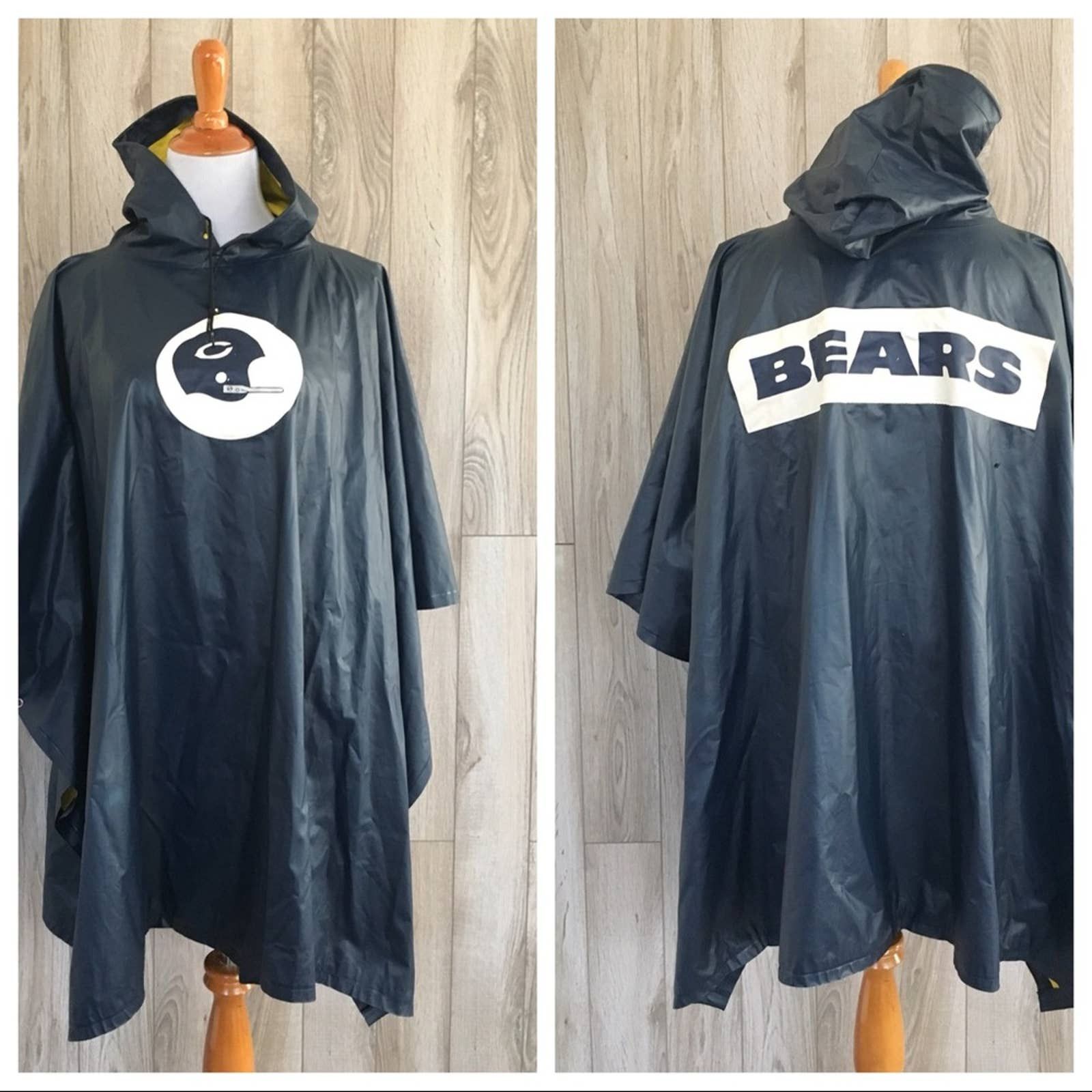 Chicago Bears shops Hooded Poncho