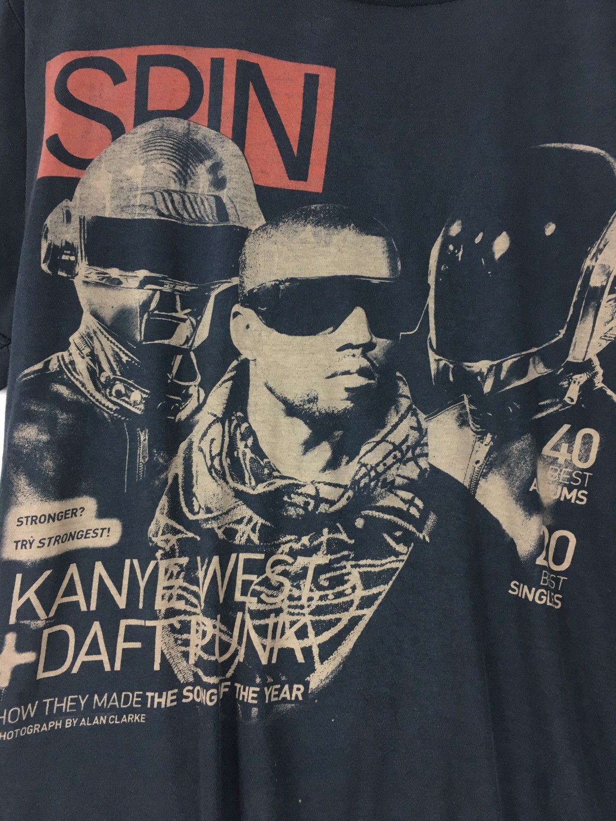 Vintage Rare - Will Be Gone Soon - Kanye West Daft Punk Spin Size US L / EU 52-54 / 3 - 2 Thumbnail