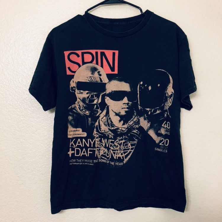 Vintage Rare - Will Be Gone Soon - Kanye West Daft Punk Spin Size US L / EU 52-54 / 3 - 1 Thumbnail