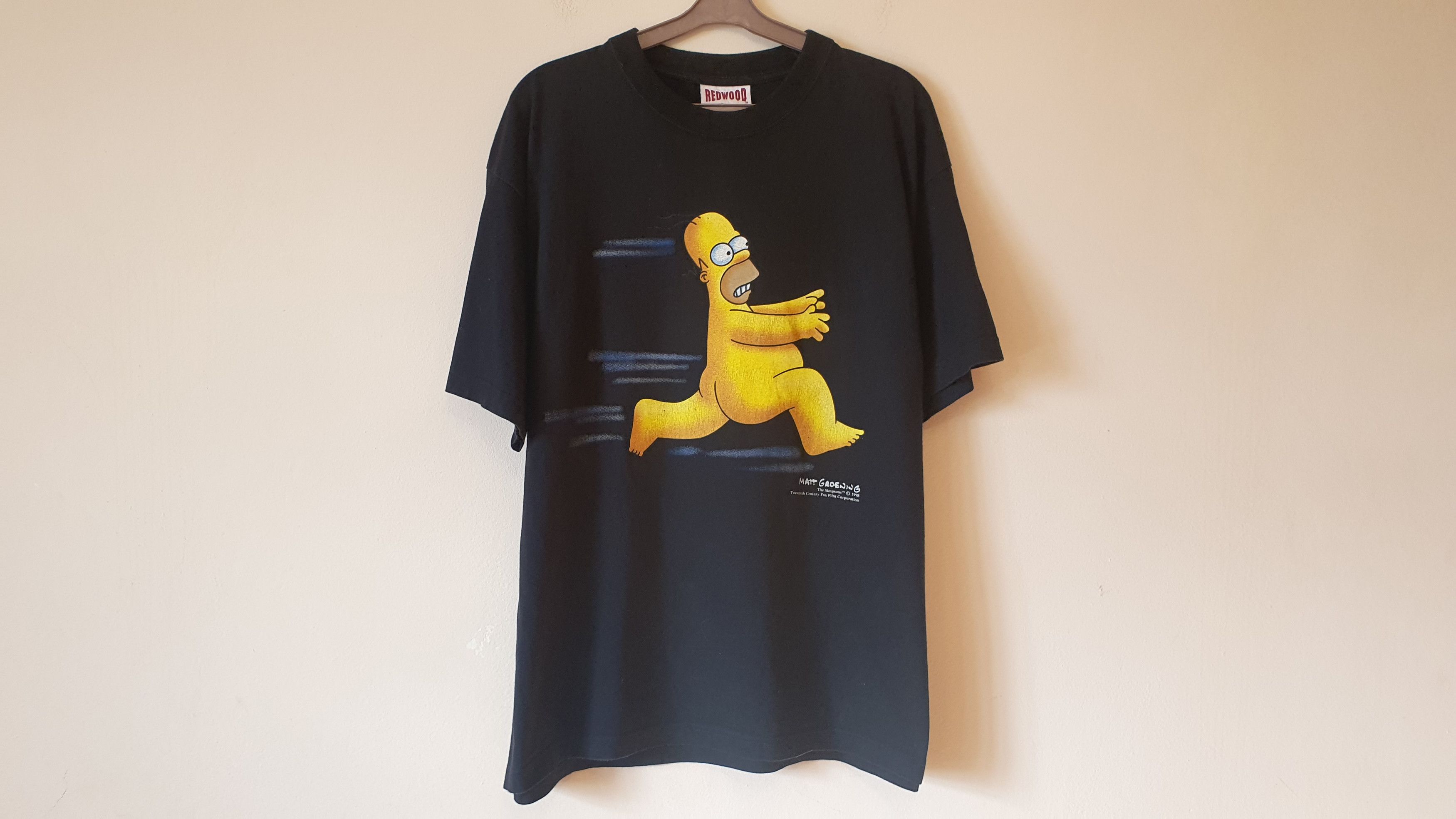 vintage 1998 Naked Homer Simpson t shirt