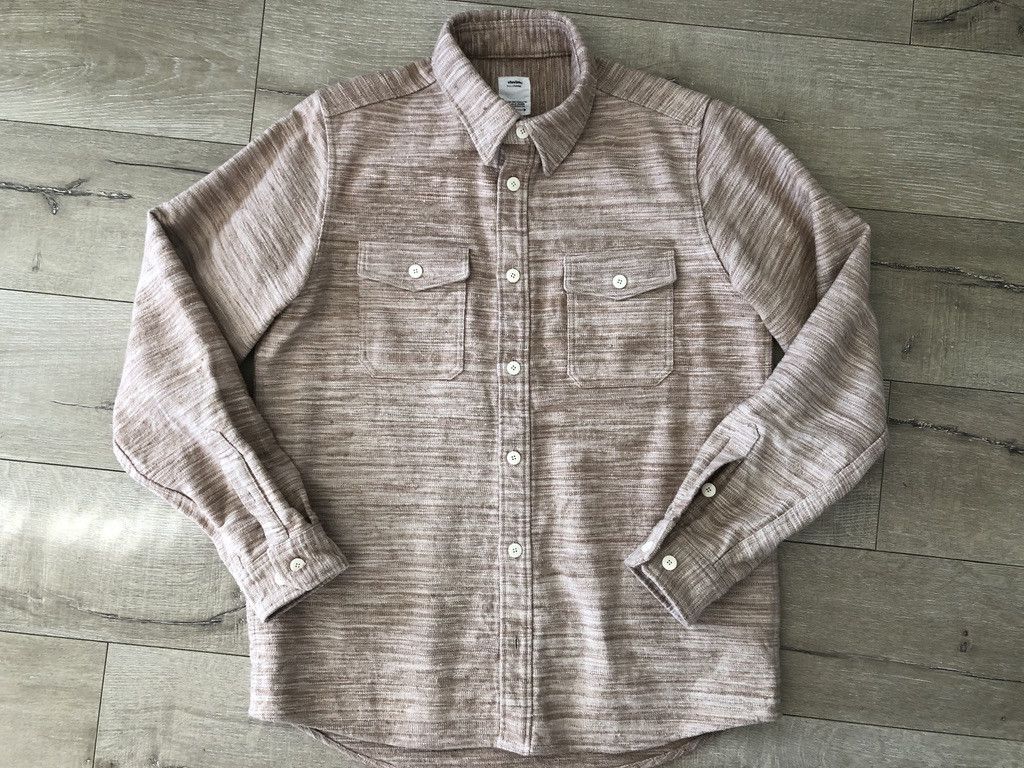 Visvim Visvim Black Elk Flannel ND Garabou sz 4 Pink / Beige Size US XL / EU 56 / 4 - 1 Thumbnail