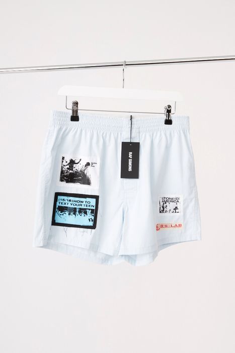 Raf Simons SS20 Patch Boxer Shorts (Runway) | Grailed