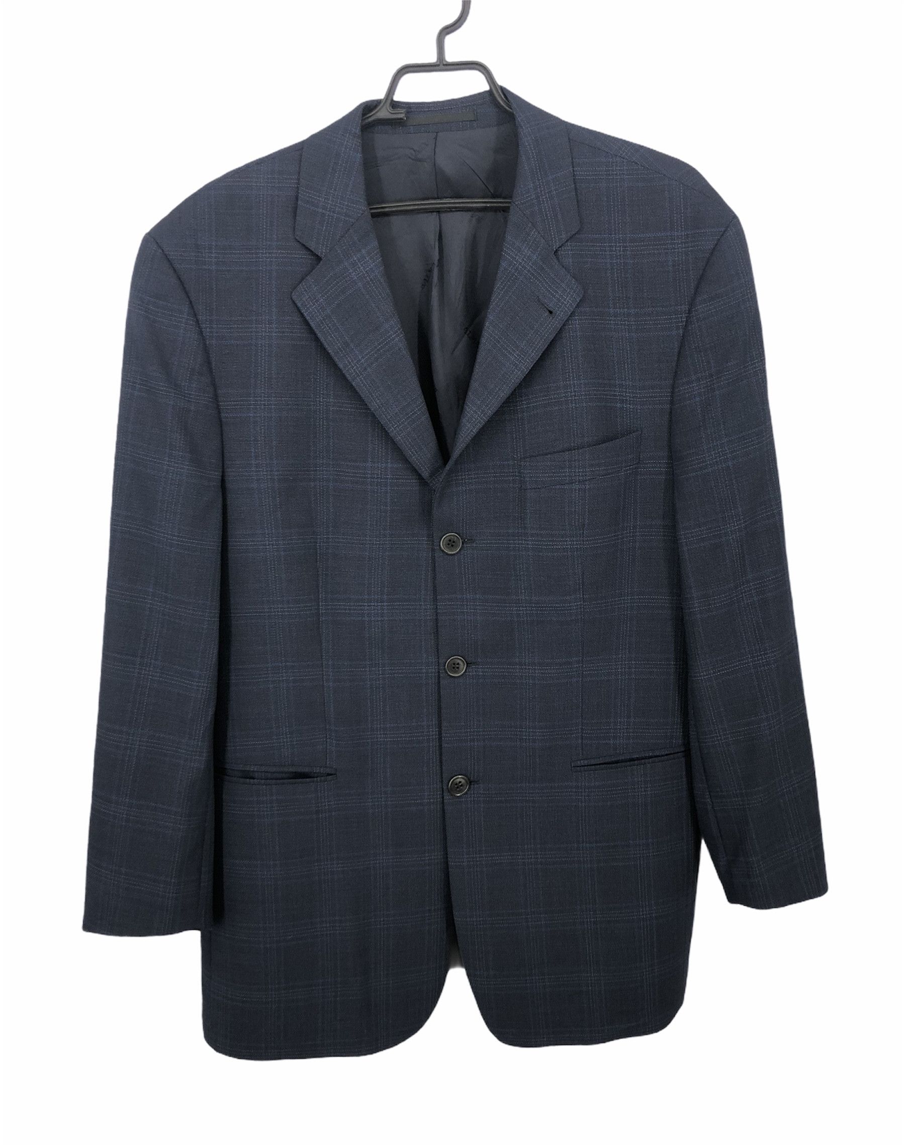 Balmain Balmain Blazer light jacket pattern check monogrammed logo Size US L / EU 52-54 / 3 - 1 Thumbnail