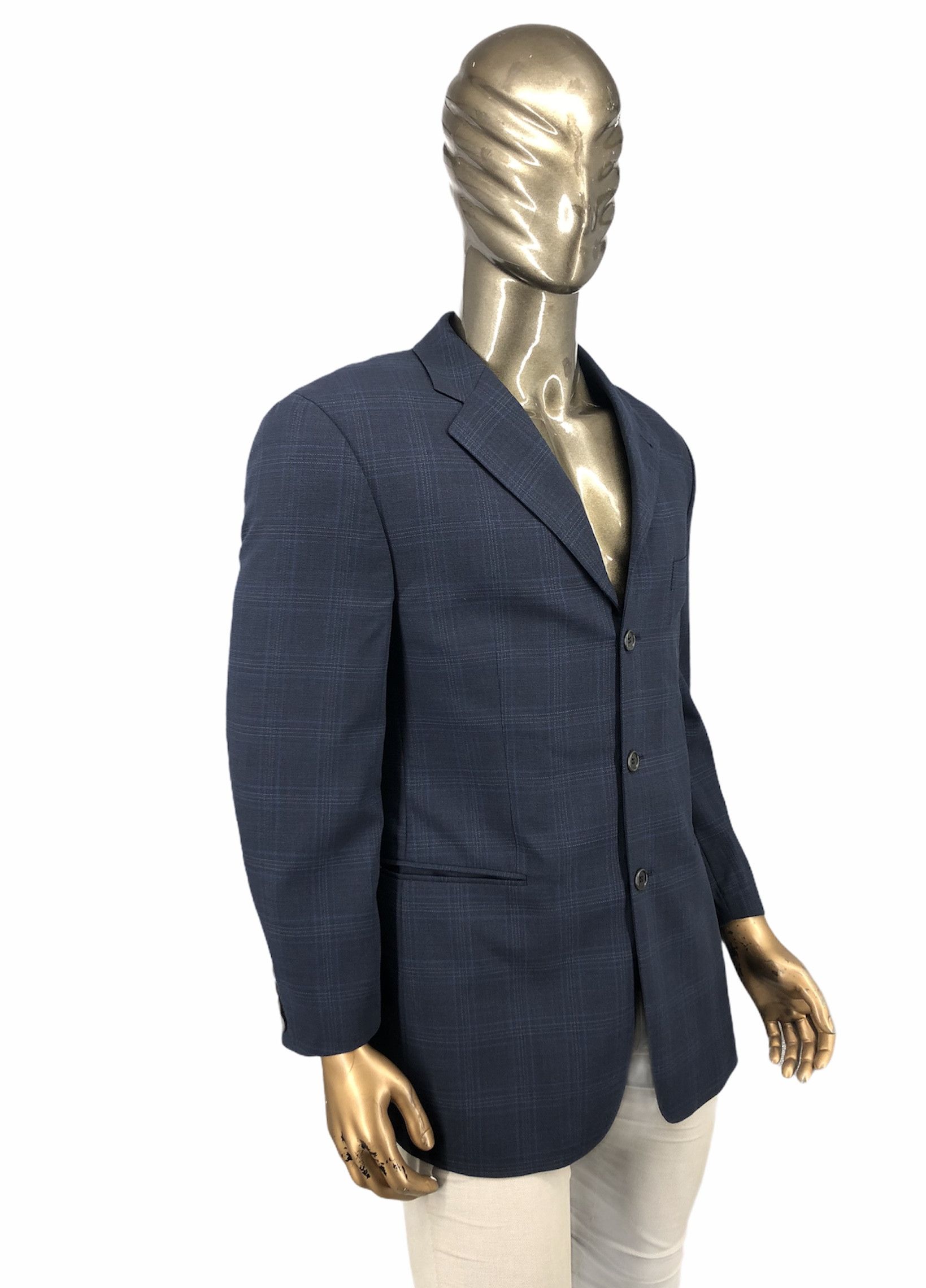 Balmain Balmain Blazer light jacket pattern check monogrammed logo Size US L / EU 52-54 / 3 - 3 Thumbnail