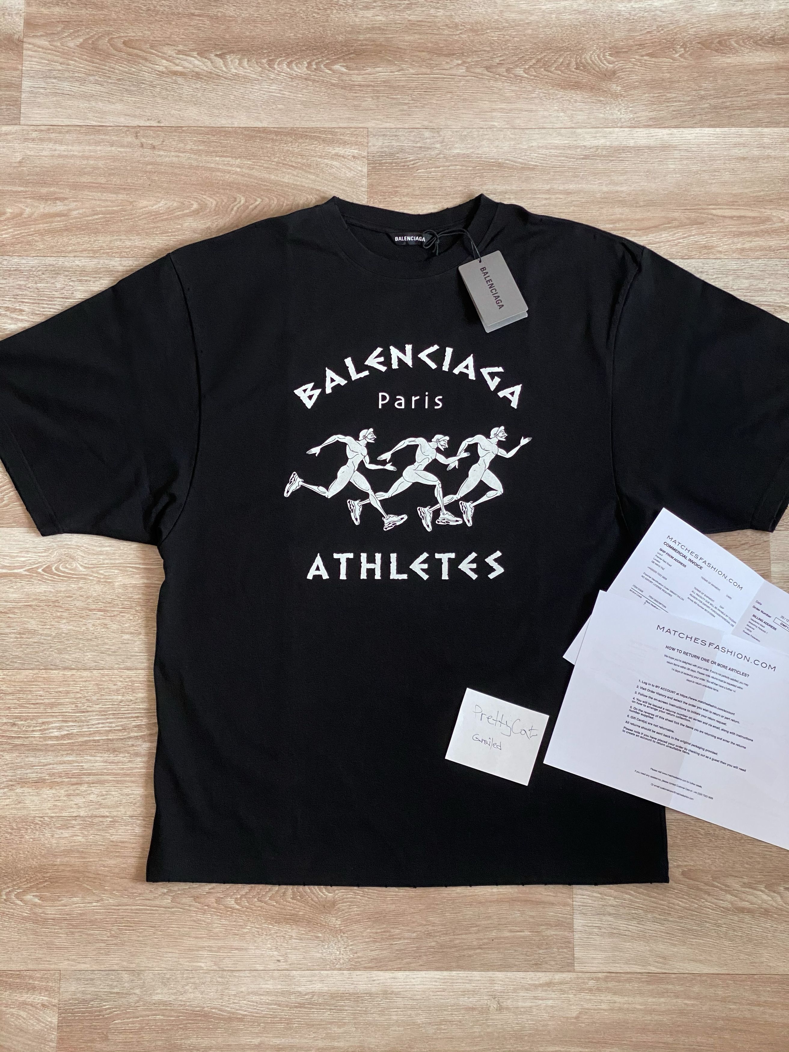 balenciaga athletes tee