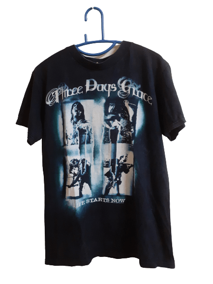 Band Tees × Vintage Three Days Grace Life Starts Now T Shirt Size US S / EU 44-46 / 1 - 1 Thumbnail