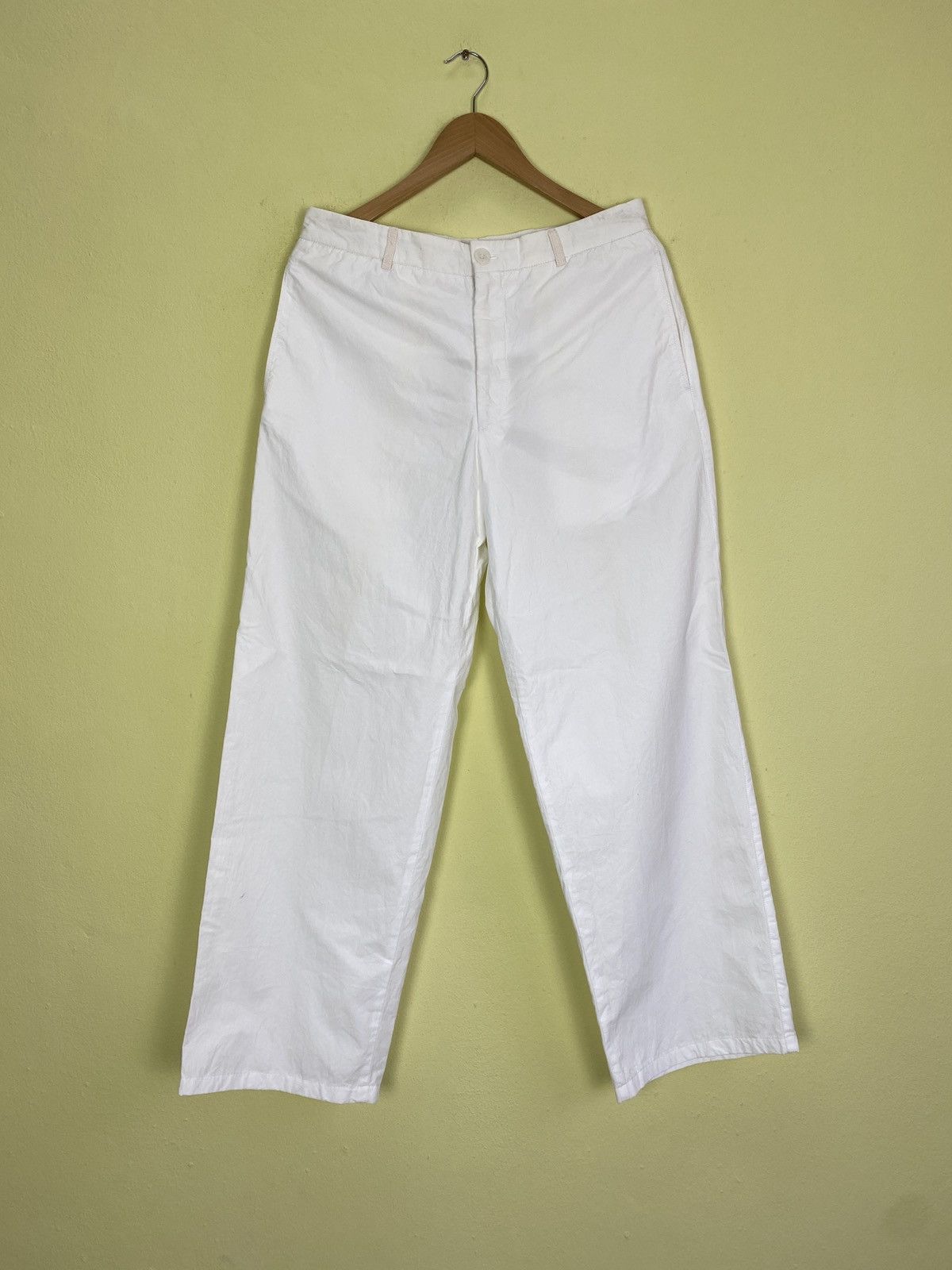 Armani Armani Collezioni White Pant Size US 32 / EU 48 - 1 Thumbnail