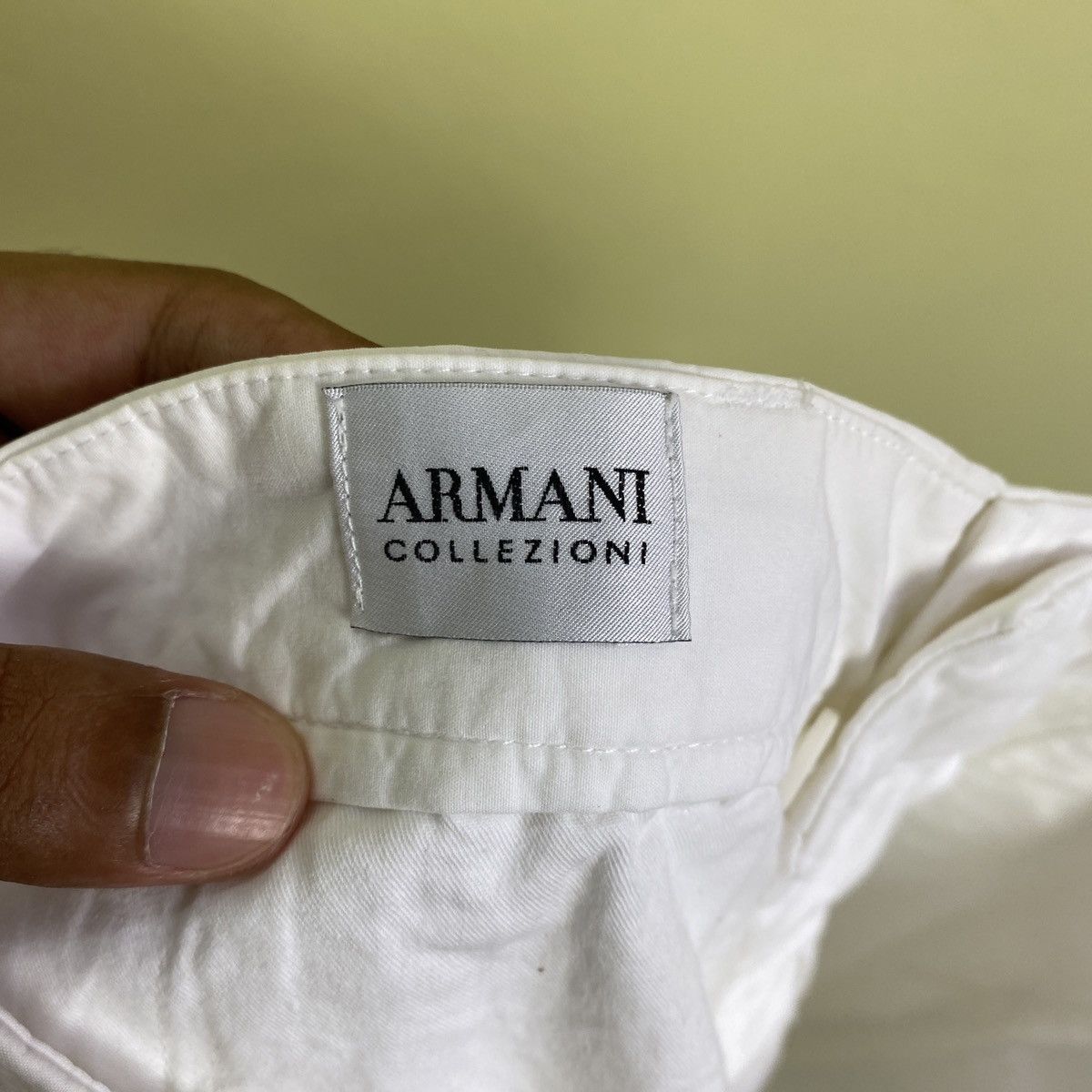 Armani Armani Collezioni White Pant Size US 32 / EU 48 - 5 Thumbnail