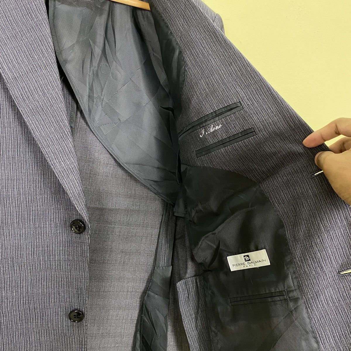 Pierre Balmain × Vintage Pierre Balmain Luxury Blazer Size US S / EU 44-46 / 1 - 7 Thumbnail