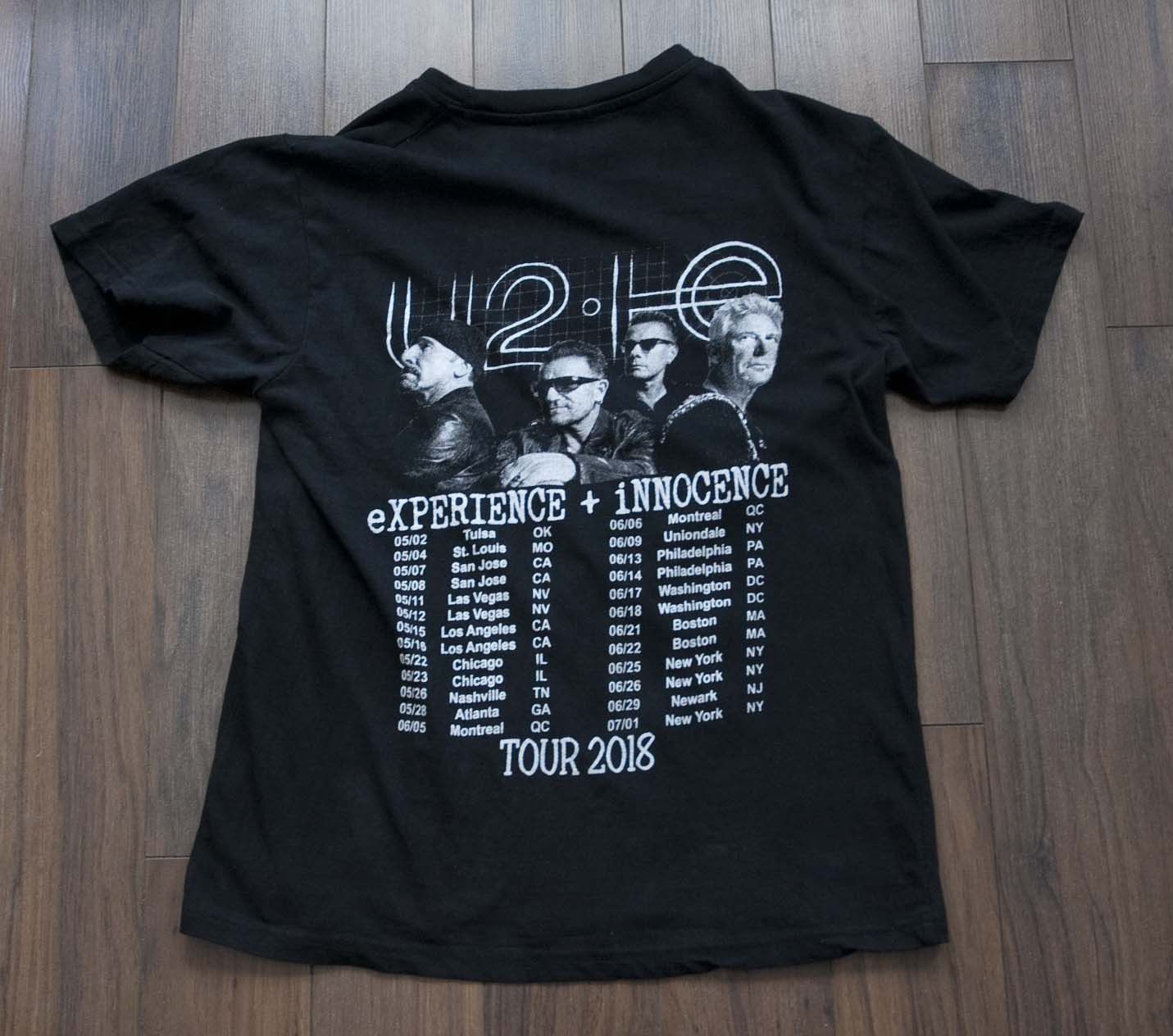 Band Tees U2 Experience + Innocence T Shirt 2018 Tour Size M Size US M / EU 48-50 / 2 - 3 Thumbnail