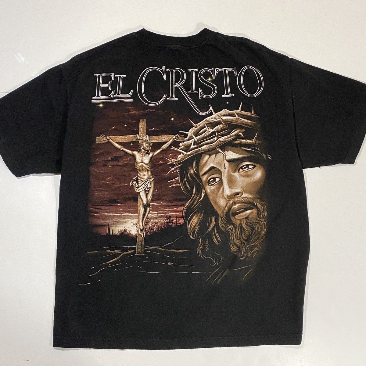 Vintage Vintage Jesus “El Cristo” Tee Size US M / EU 48-50 / 2 - 2 Thumbnail