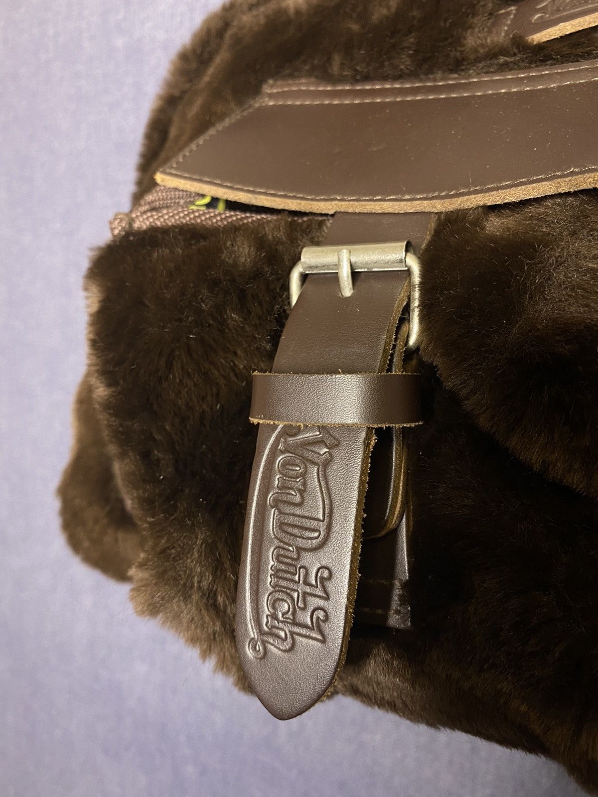 Vintage × Von Dutch Von Dutch vintage brown rare fluffy bag nwot Size ONE SIZE - 4 Thumbnail