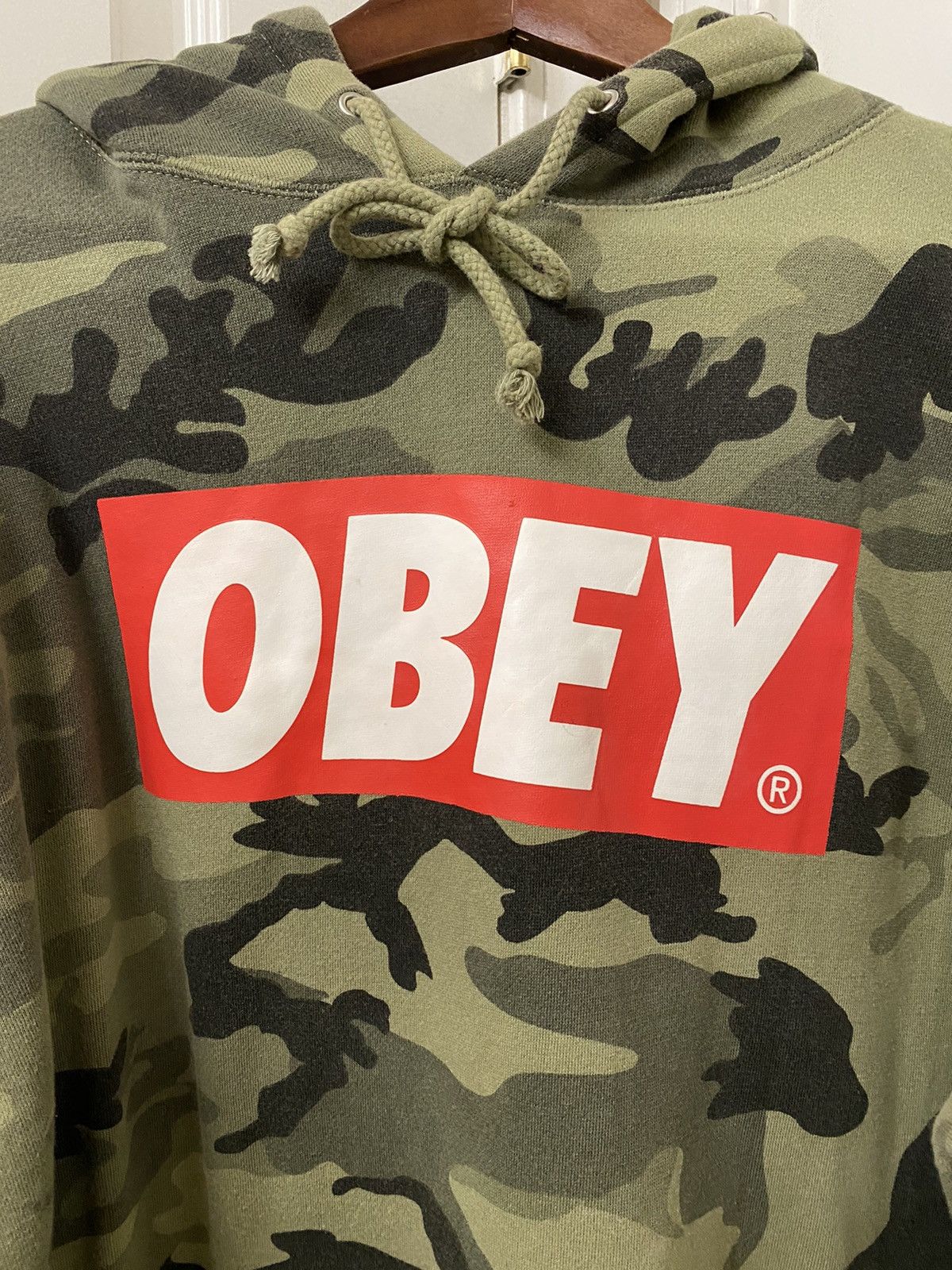 Obey Obey Urban Outfitters Exclusive Camo Box Logo Hoodie Grailed