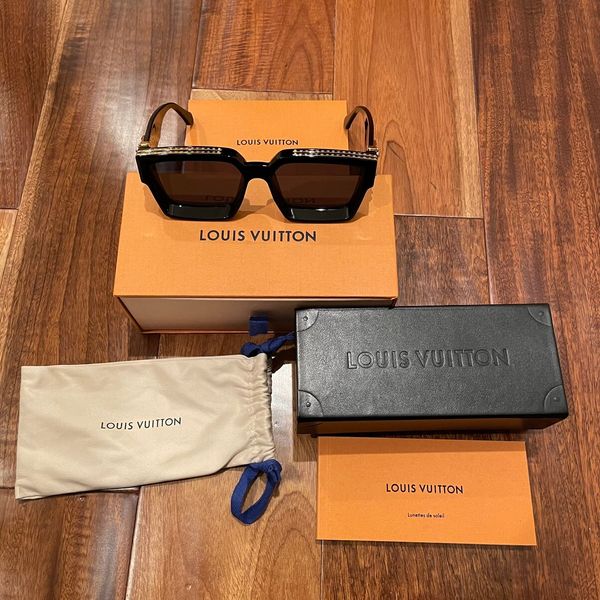 Louis Vuitton 1.1 Millionaires Sunglasses Z1165E Black Virgil