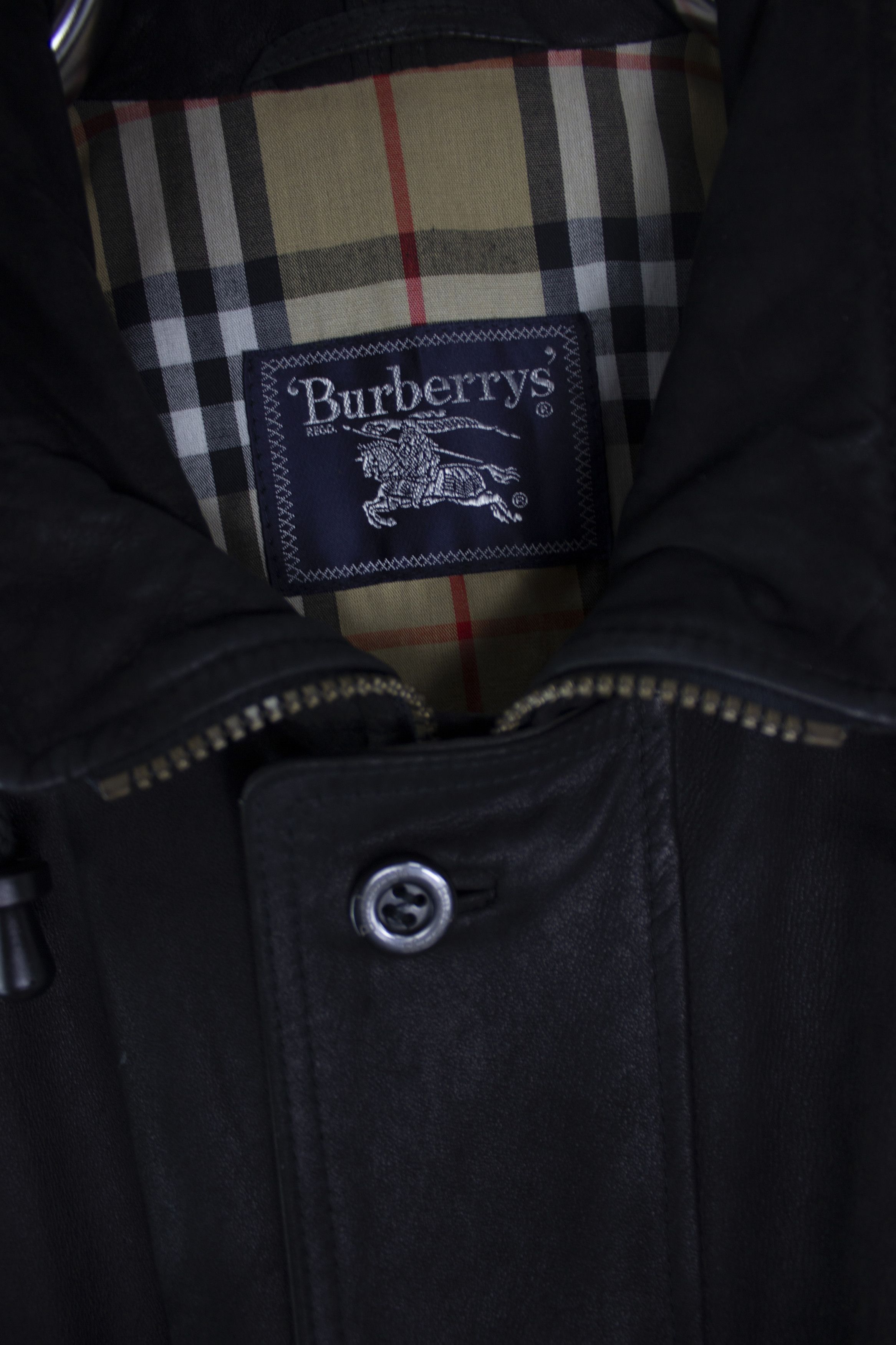 Burberry Burberry Leather Jacket Size US XL / EU 56 / 4 - 5 Thumbnail