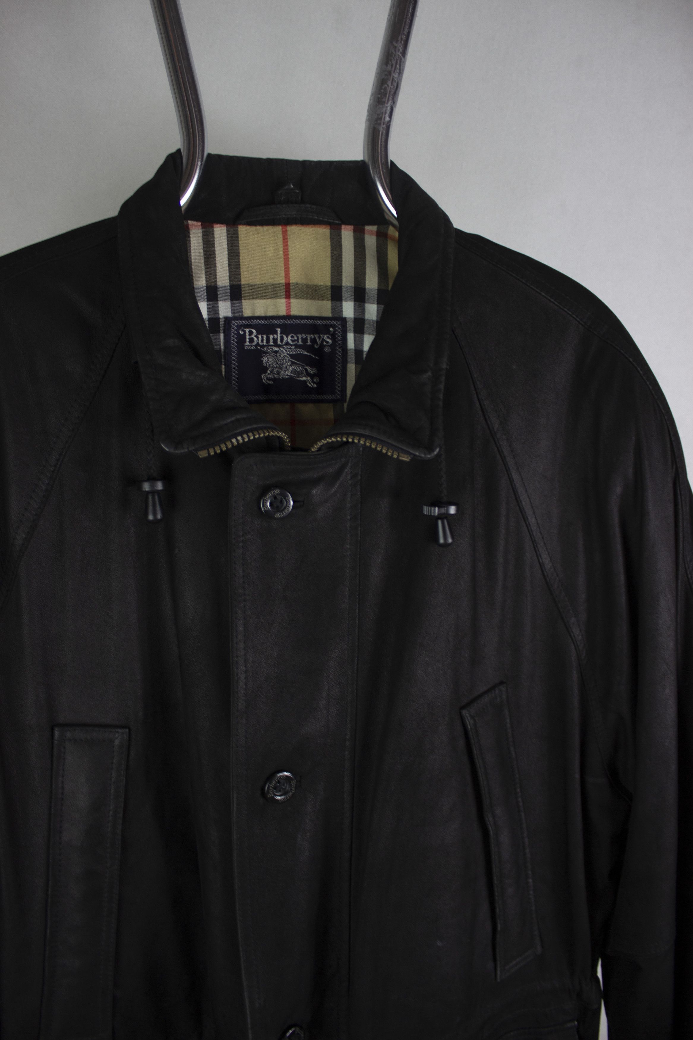 Burberry Burberry Leather Jacket Size US XL / EU 56 / 4 - 4 Thumbnail