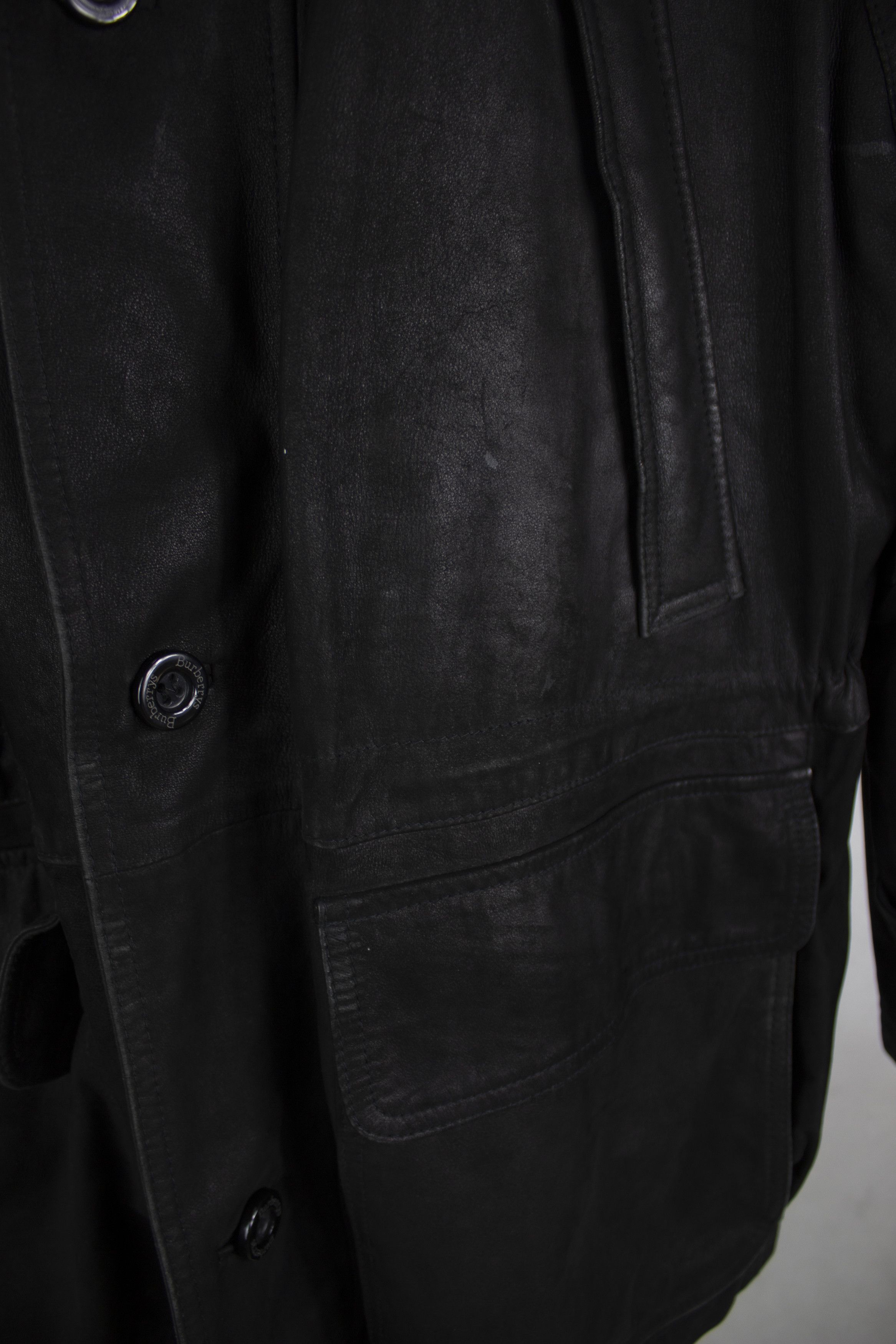 Burberry Burberry Leather Jacket Size US XL / EU 56 / 4 - 6 Thumbnail
