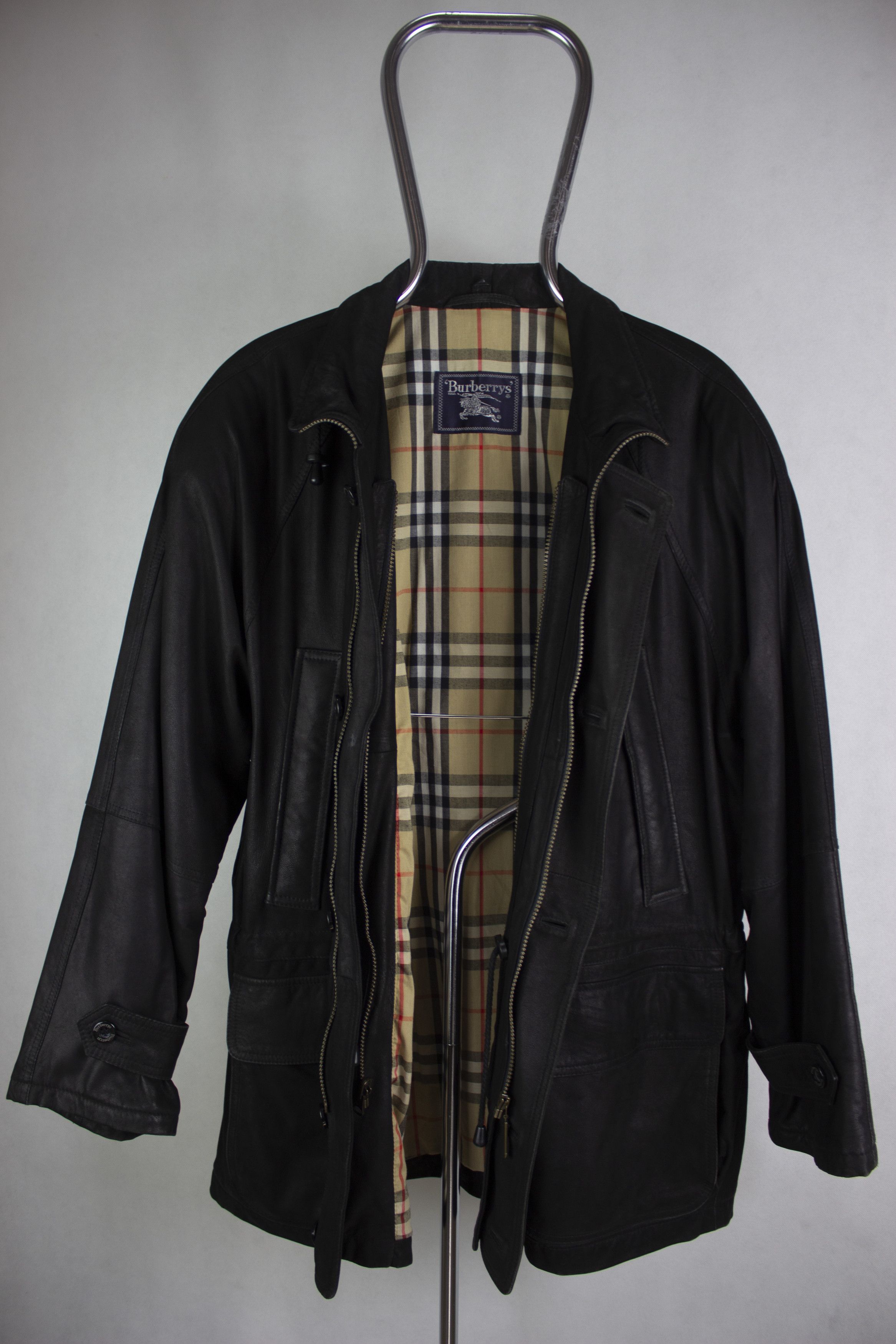 Burberry Burberry Leather Jacket Size US XL / EU 56 / 4 - 1 Thumbnail