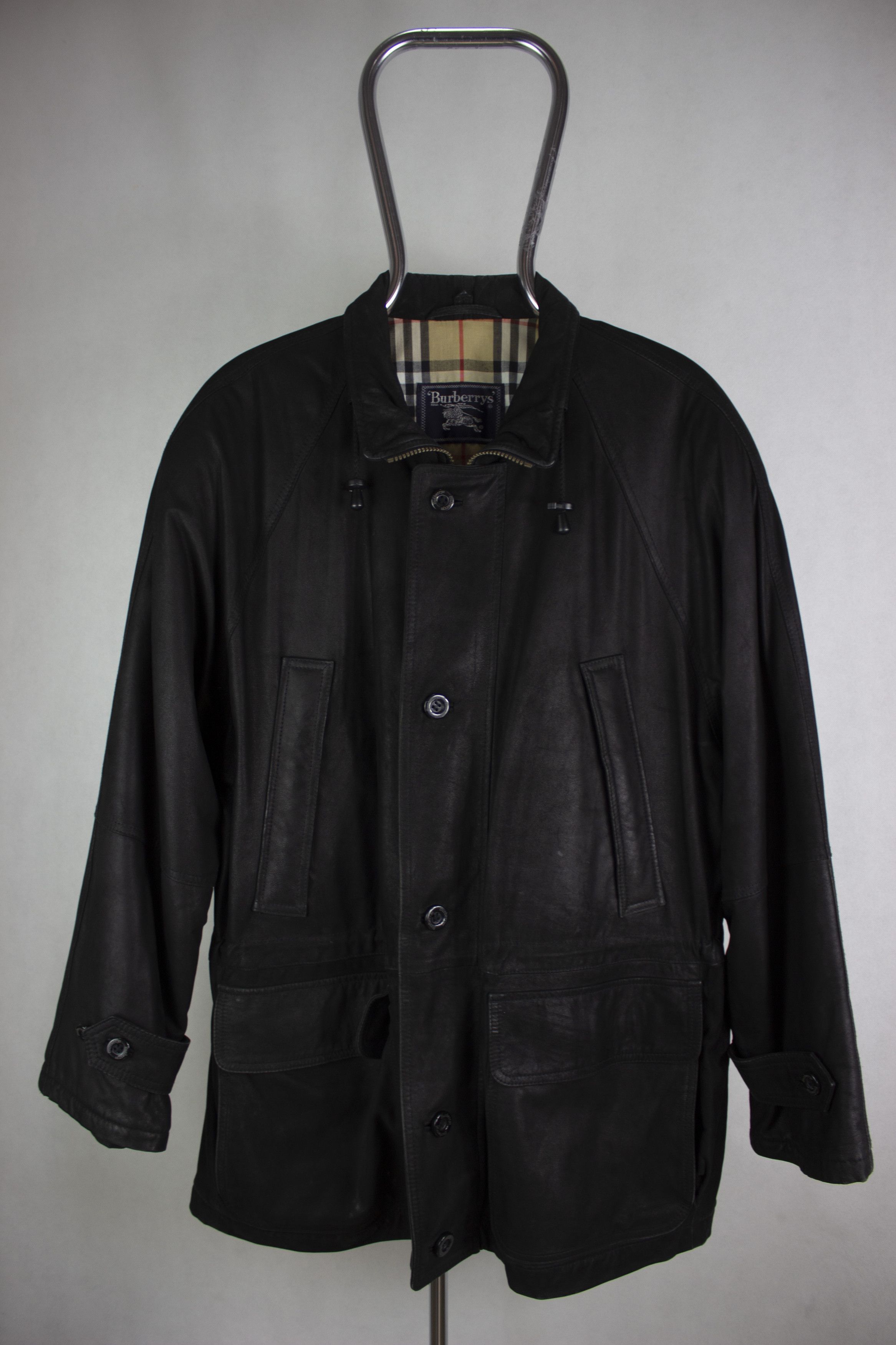 Burberry Burberry Leather Jacket Size US XL / EU 56 / 4 - 2 Thumbnail