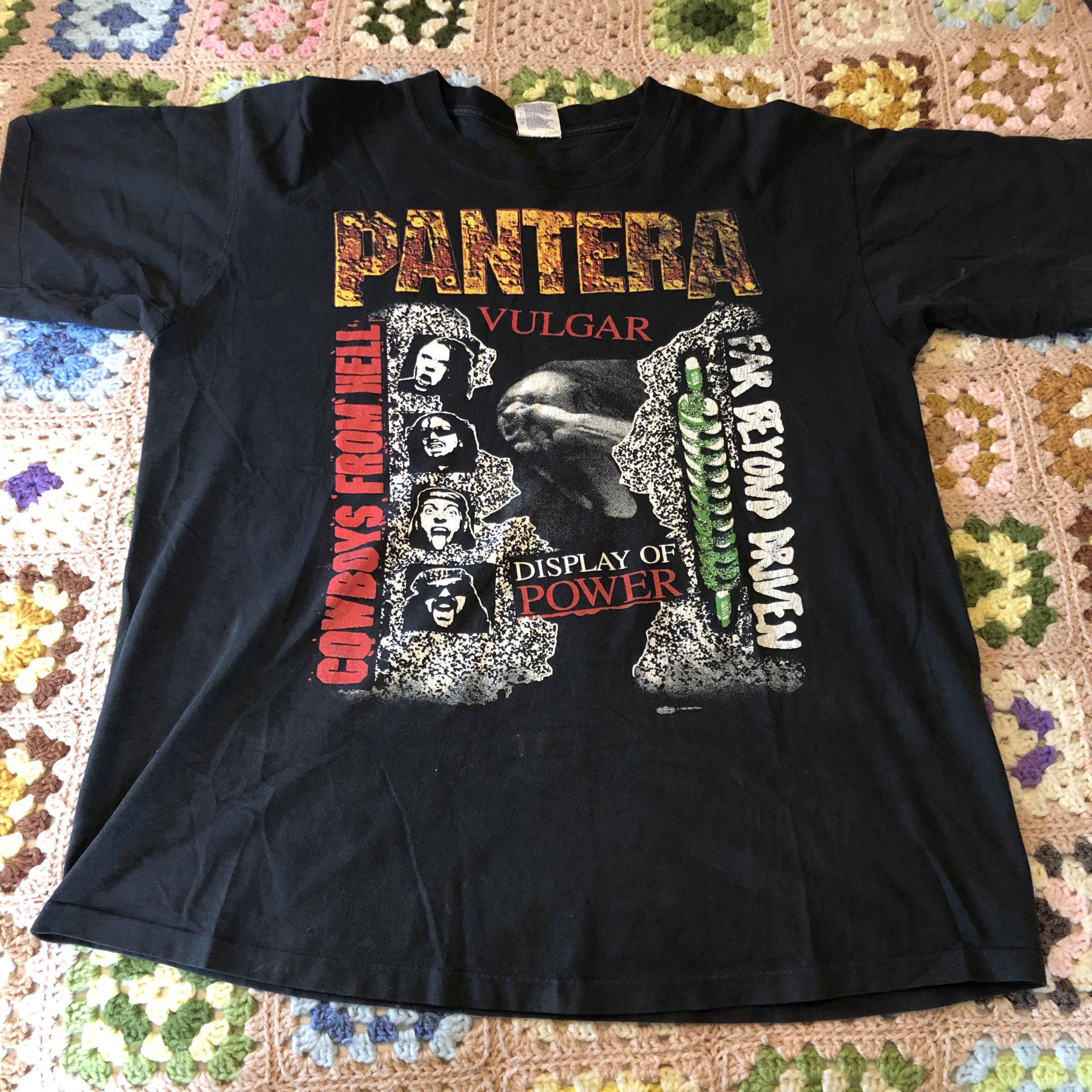 Vintage RARE 1995 Pantera Stronger Than All--Winterland Tour Merch ...