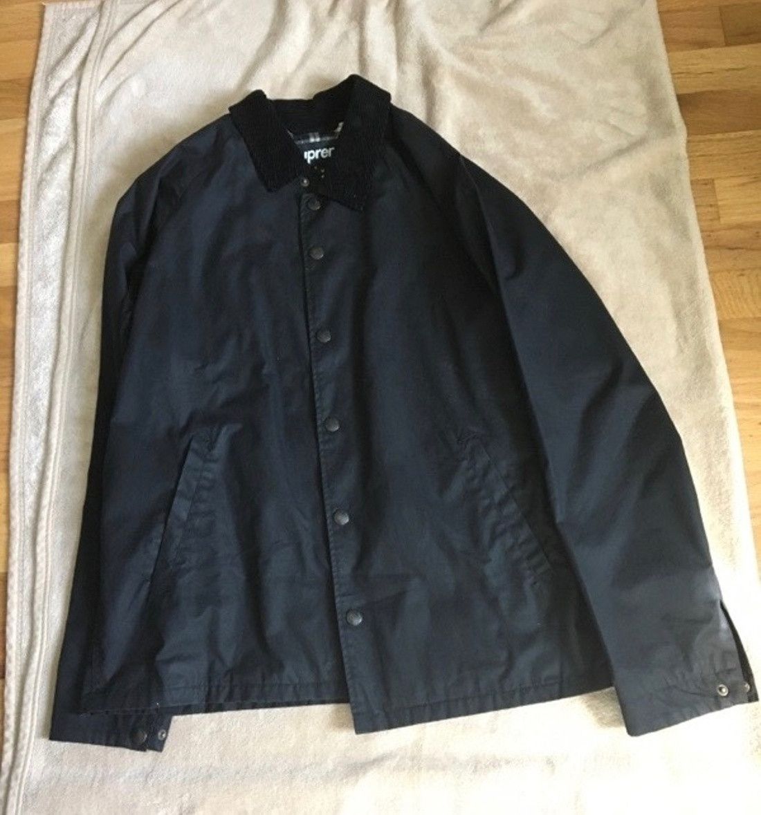 Supreme Timberline British Millerain waxed jacket/coat | Grailed