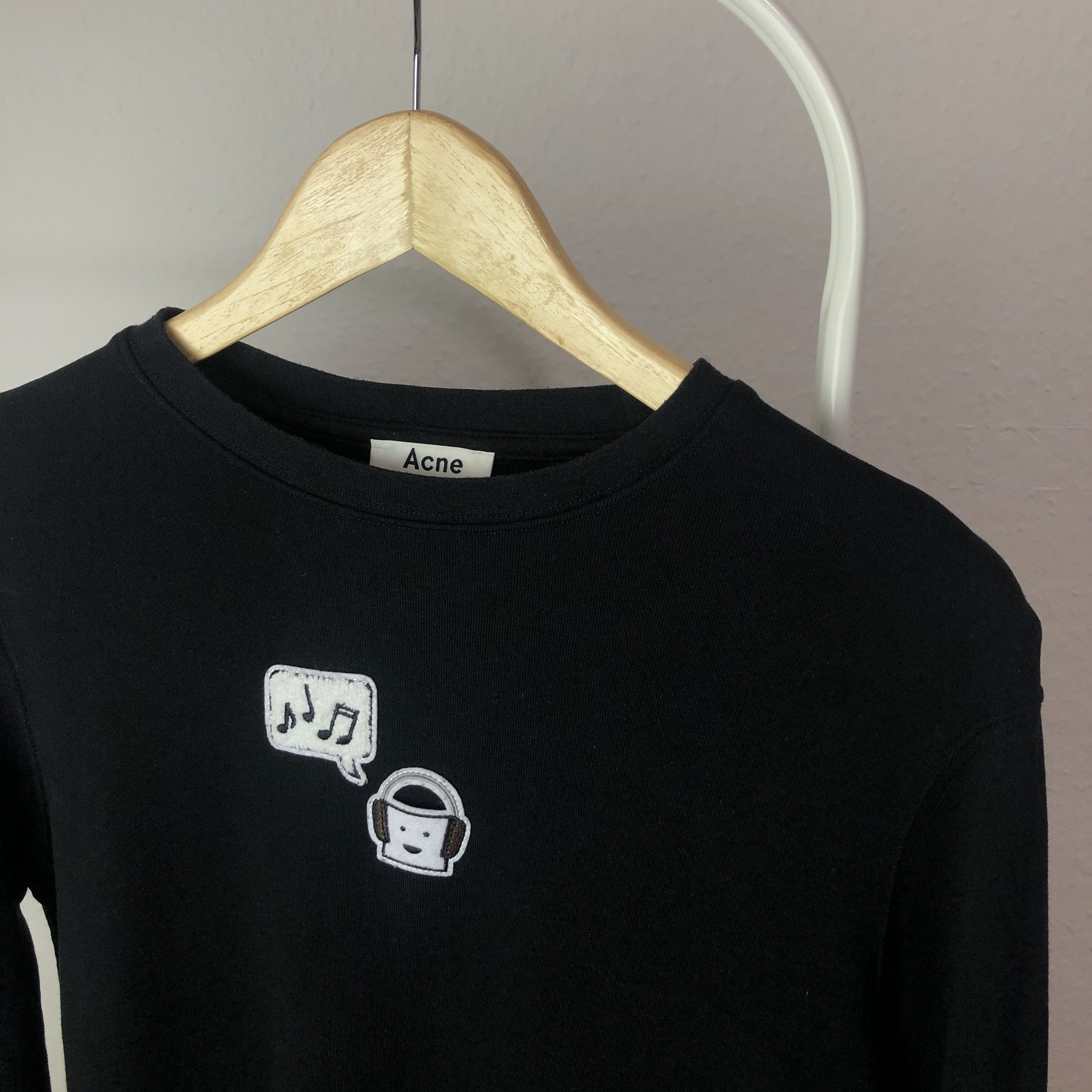 Acne Studios Casey Emoji Crewneck Sweatshirt PAW 16